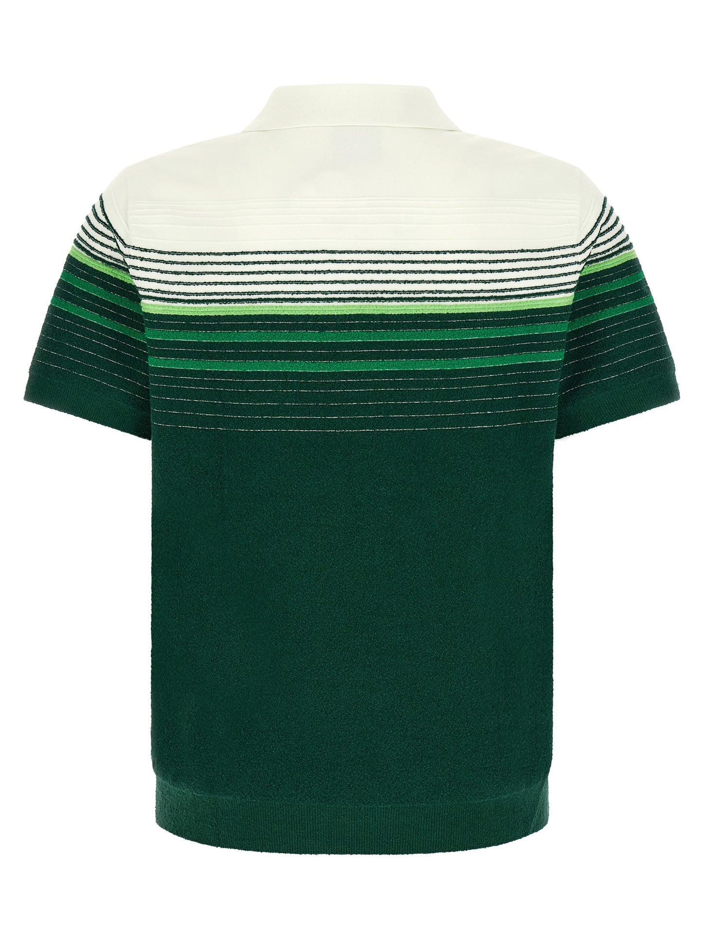 Casablanca Men 'Bouclé Stripes' Polo Shirt CASABLANCA
