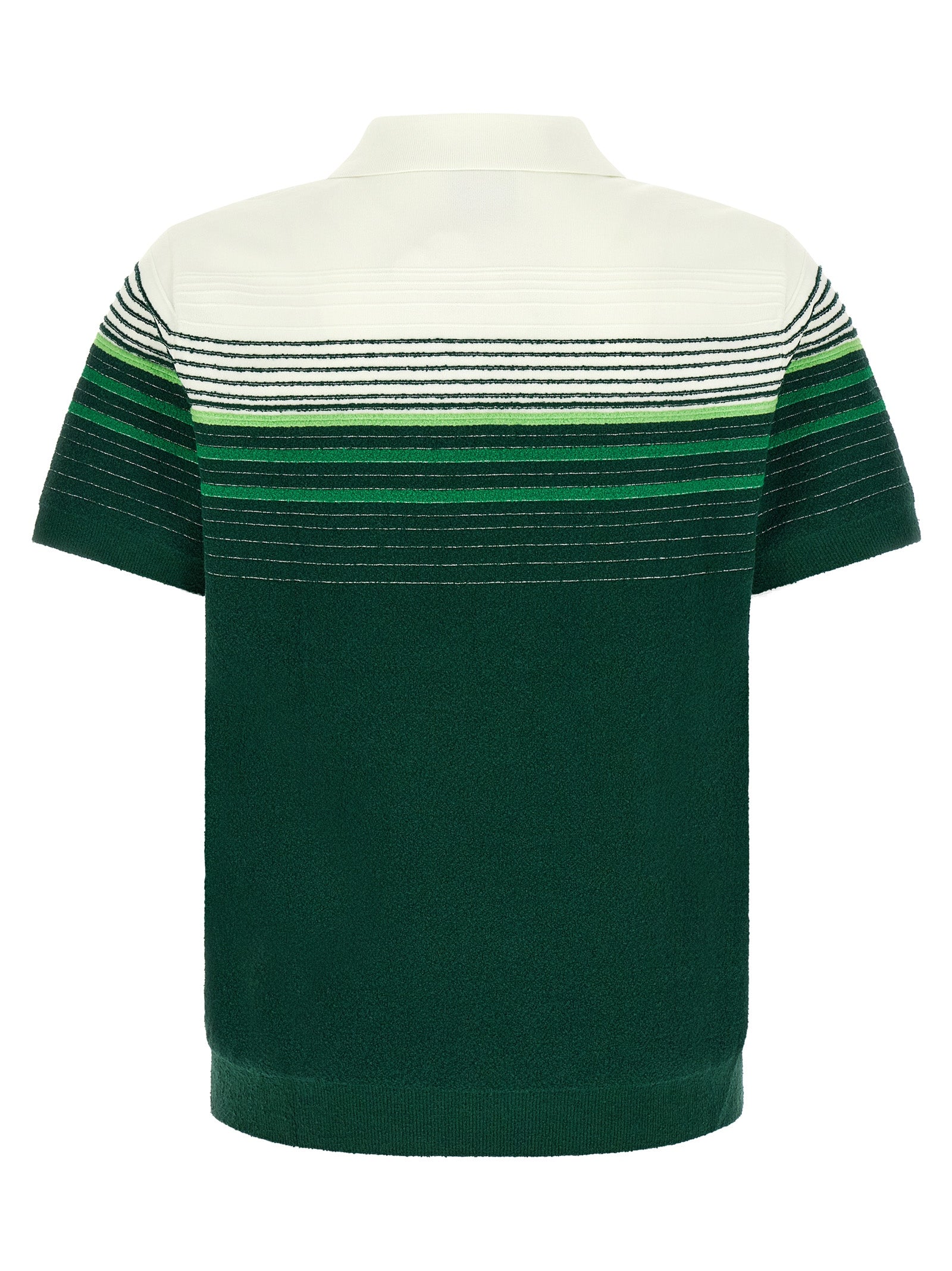 Casablanca Men 'Bouclé Stripes' Polo Shirt CASABLANCA
