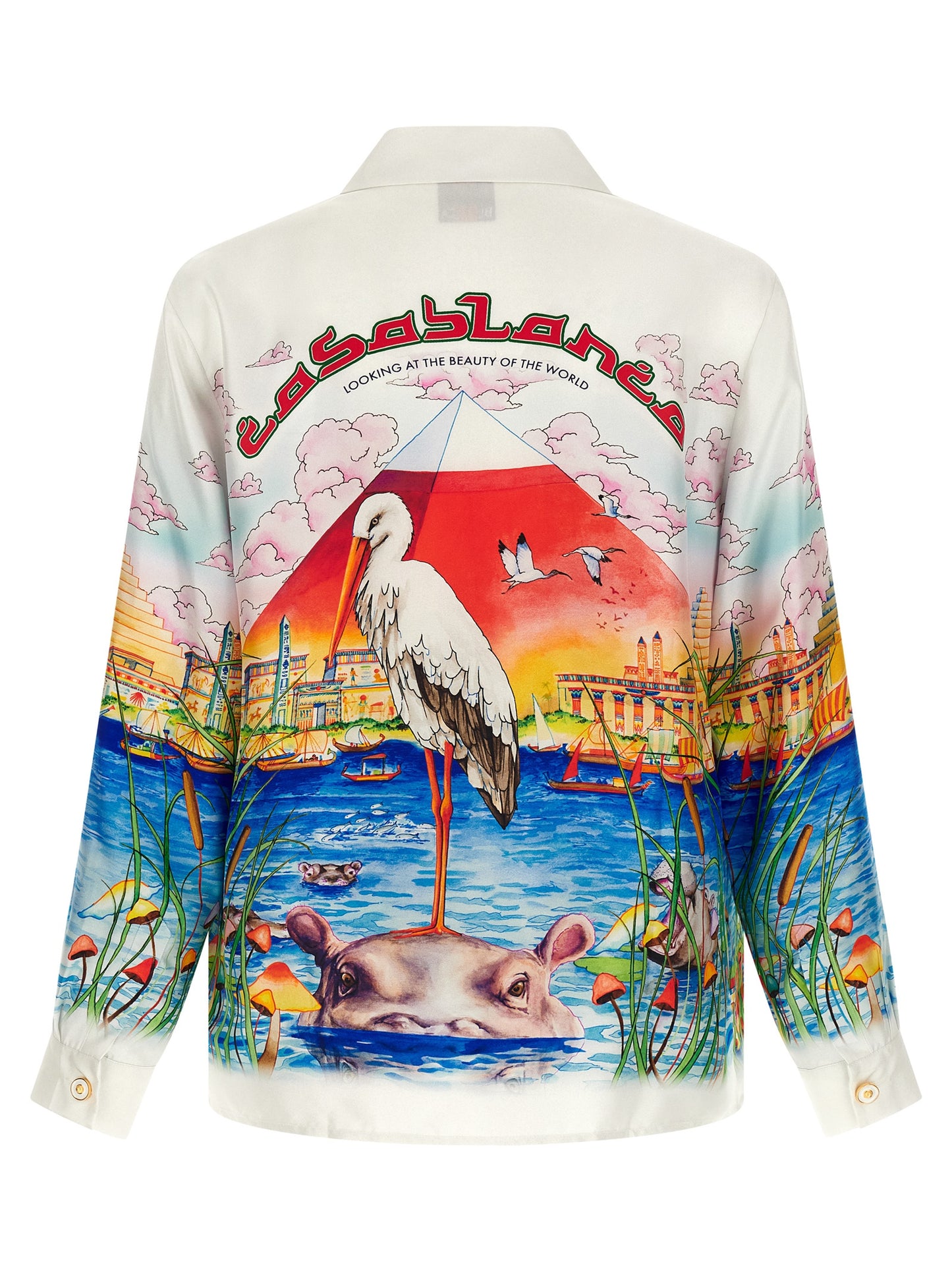 Casablanca Men 'Egypt As It Was' Shirt CASABLANCA