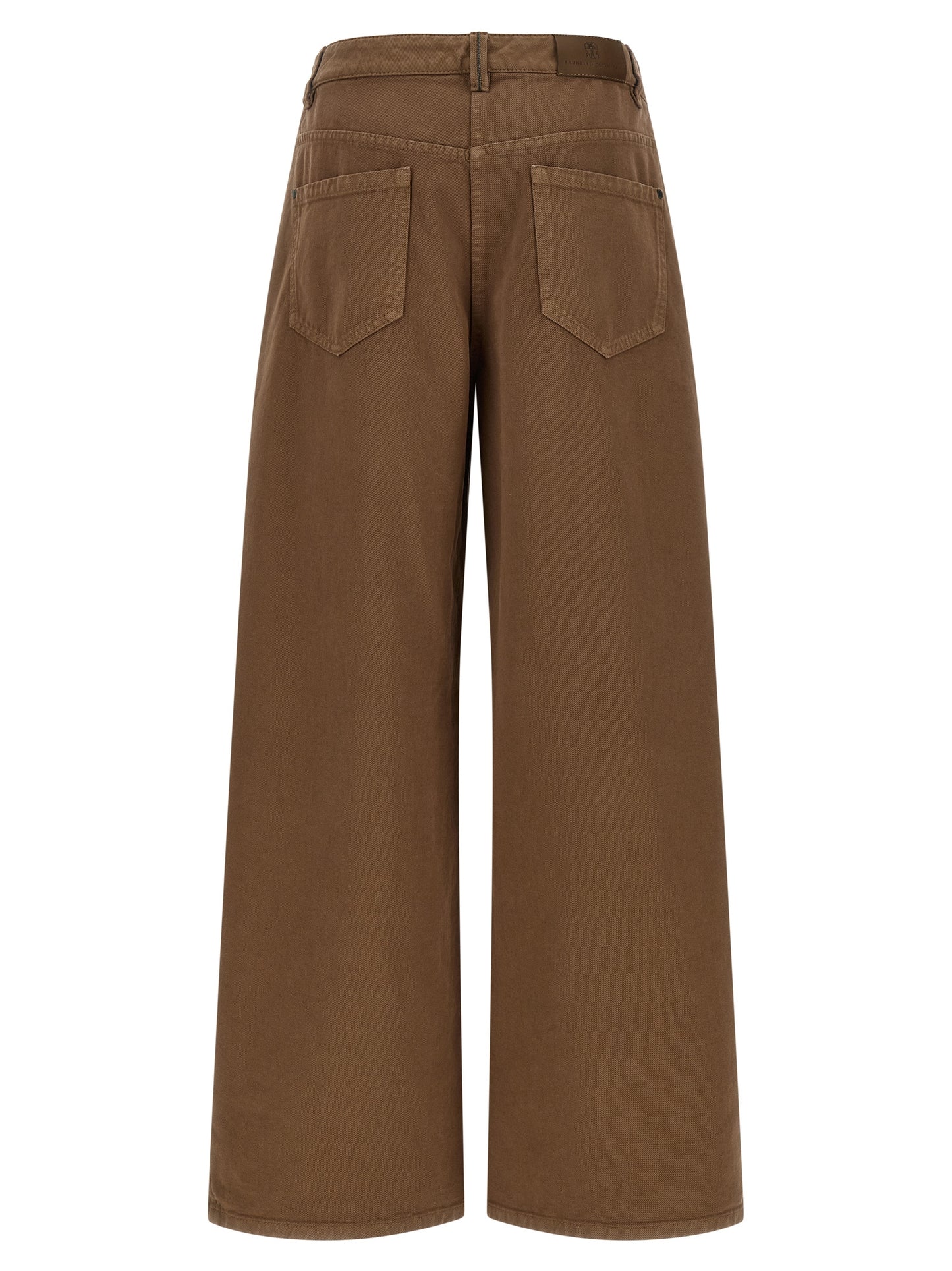 Brunello Cucinelli Women Garment-Dyed Trousers BRUNELLO CUCINELLI
