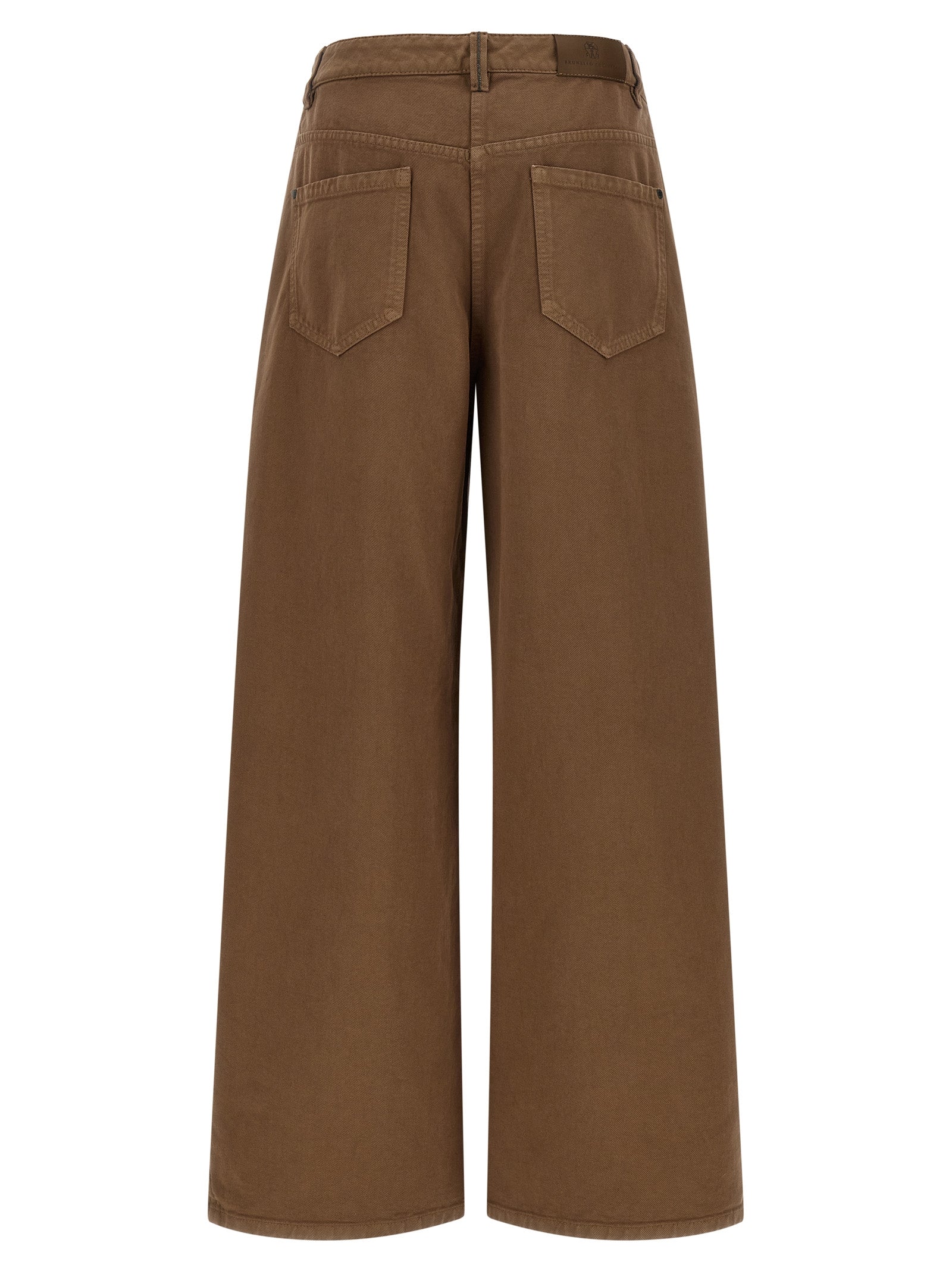 Brunello Cucinelli Women Garment-Dyed Trousers BRUNELLO CUCINELLI