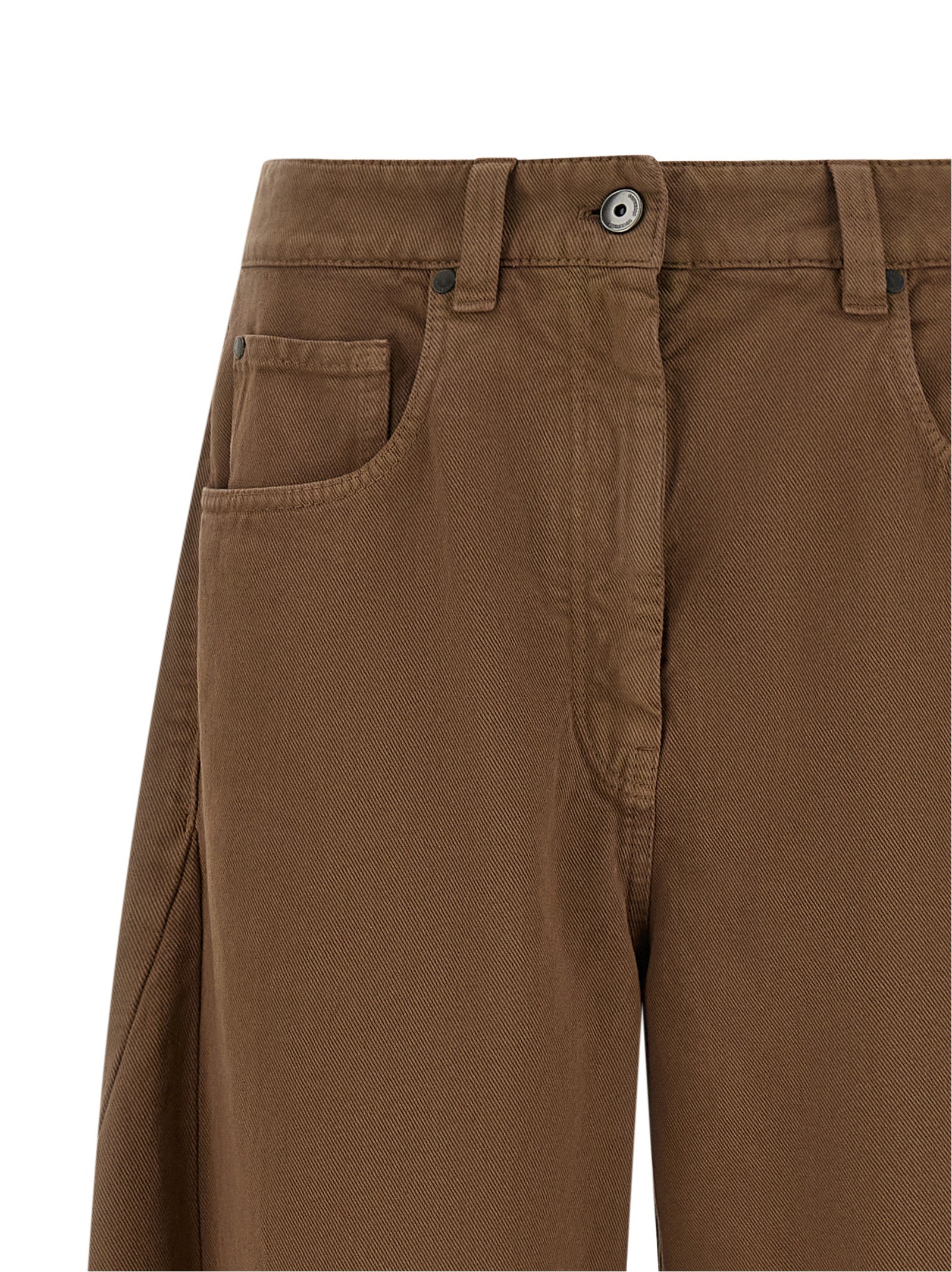 Brunello Cucinelli Women Garment-Dyed Trousers BRUNELLO CUCINELLI