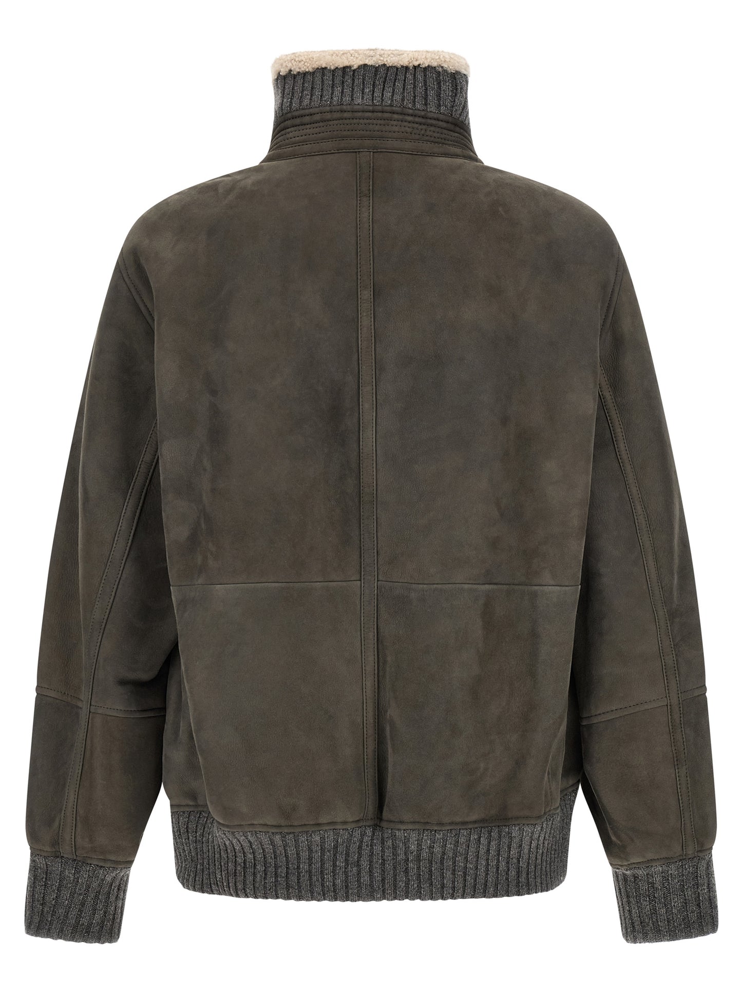 Brunello Cucinelli Men Leather Jacket BRUNELLO CUCINELLI