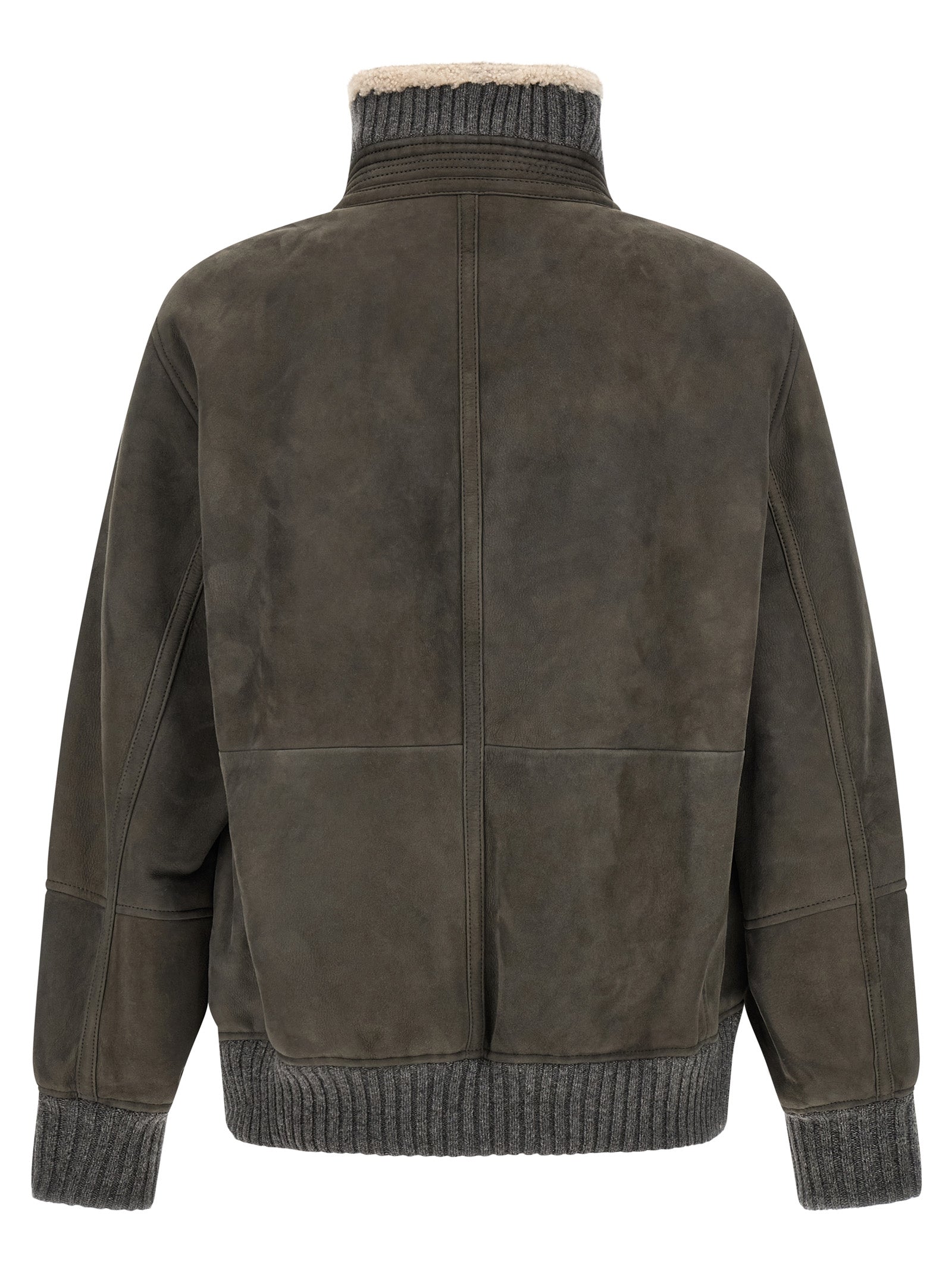 Brunello Cucinelli Men Leather Jacket BRUNELLO CUCINELLI
