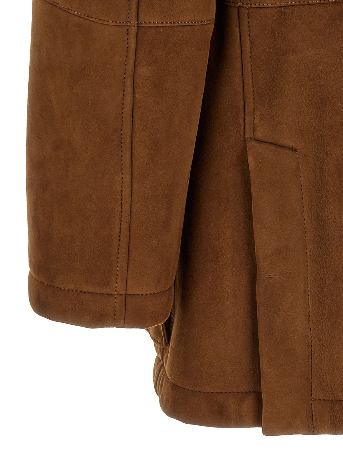 Brunello Cucinelli Men Suede Parka BRUNELLO CUCINELLI
