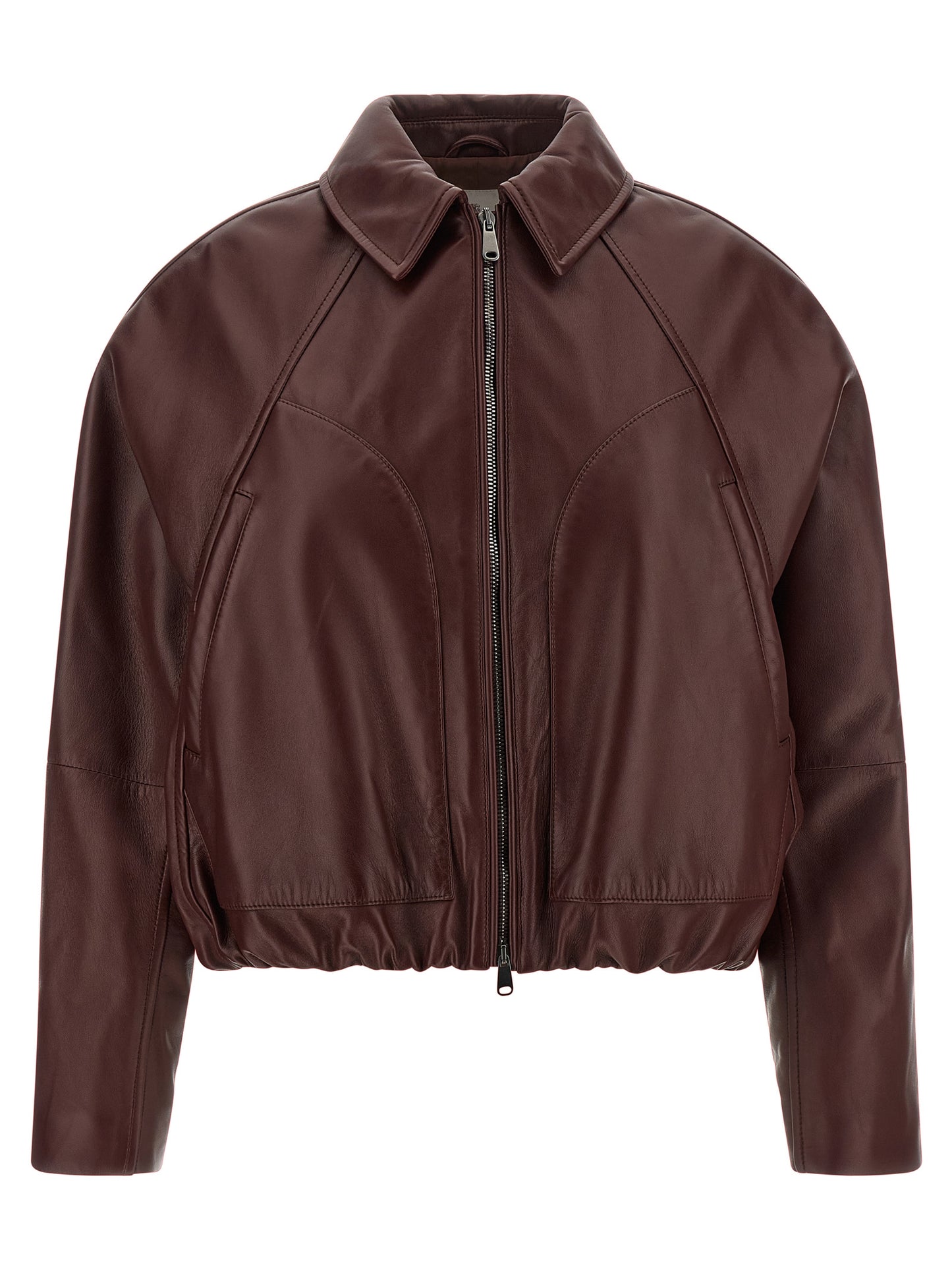 Brunello Cucinelli Women Nappa Leather Jacket BRUNELLO CUCINELLI