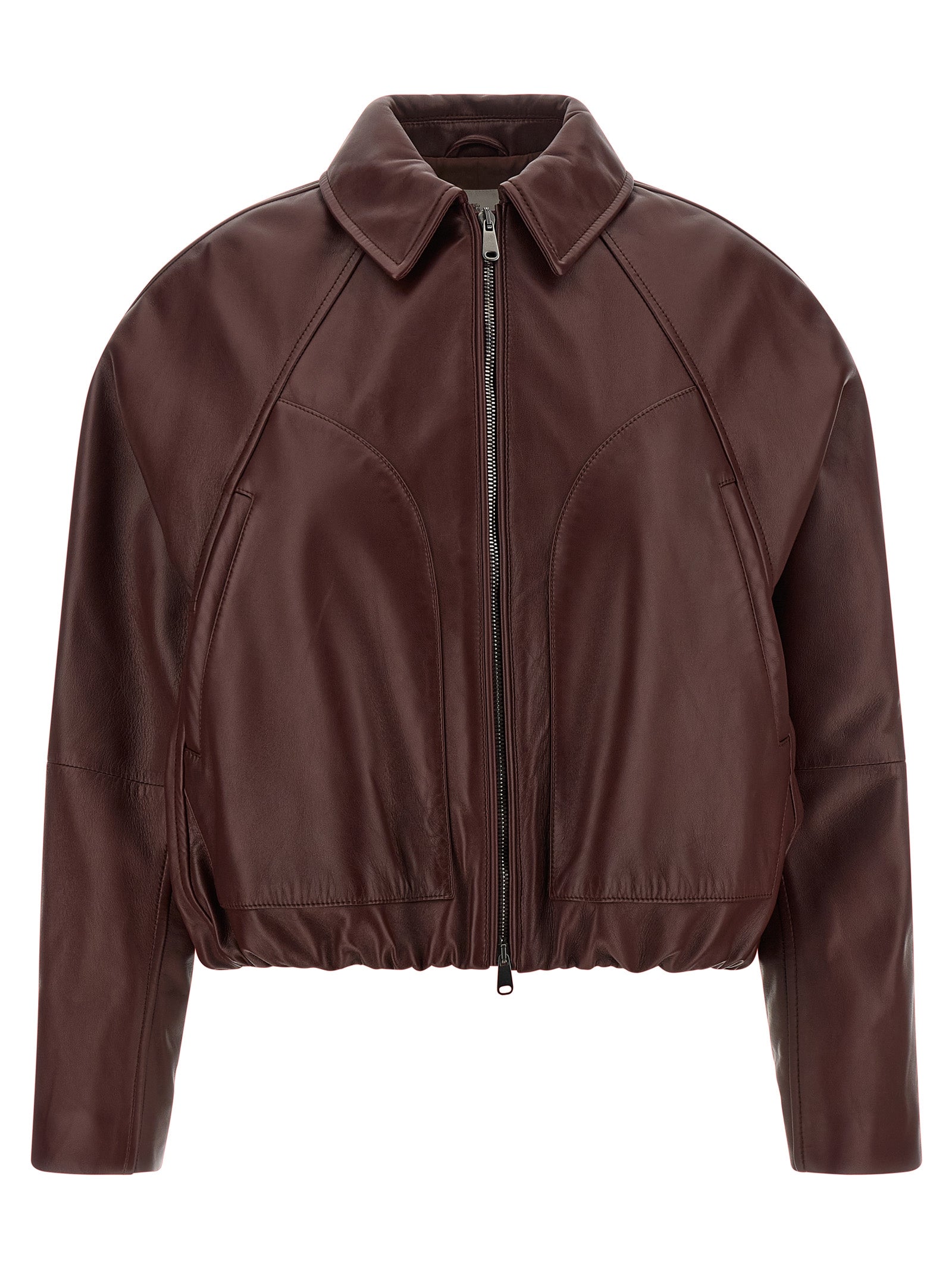 Brunello Cucinelli Women Nappa Leather Jacket BRUNELLO CUCINELLI