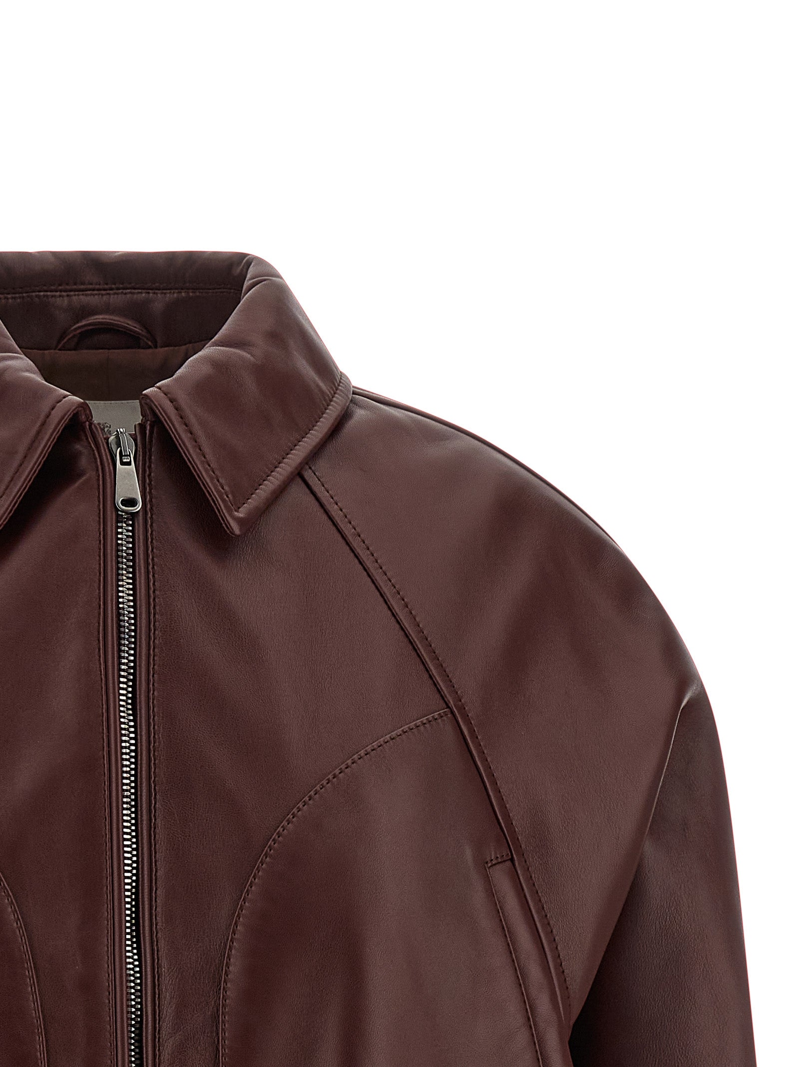 Brunello Cucinelli Women Nappa Leather Jacket BRUNELLO CUCINELLI