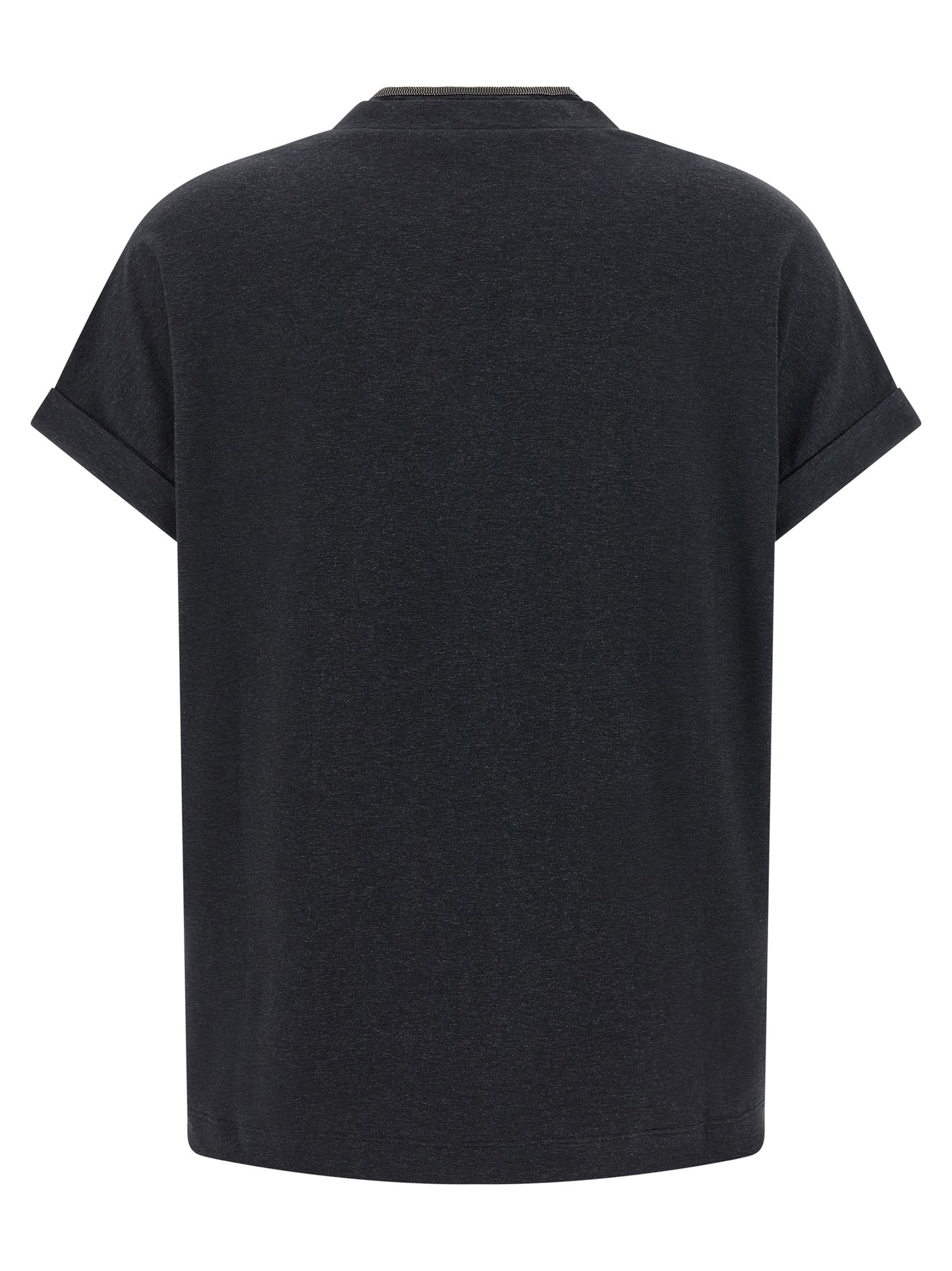 Brunello Cucinelli Women 'Shiny Trims' T-Shirt BRUNELLO CUCINELLI