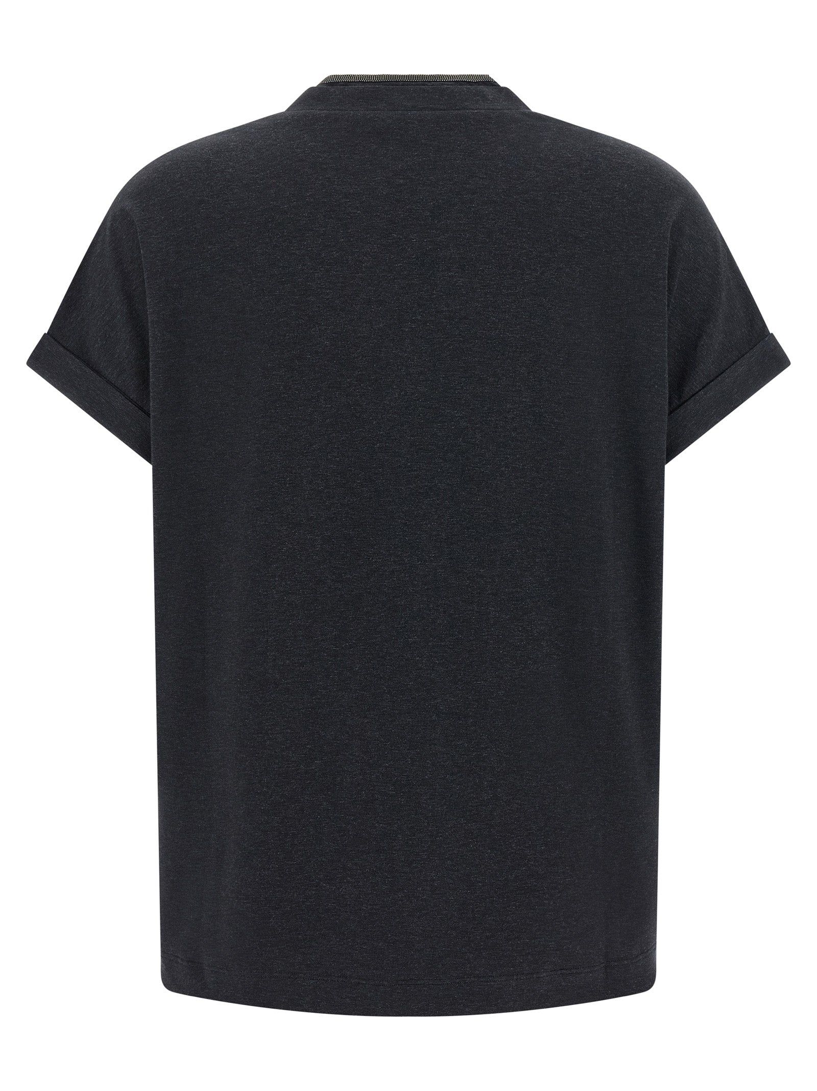 Brunello Cucinelli Women 'Shiny Trims' T-Shirt BRUNELLO CUCINELLI