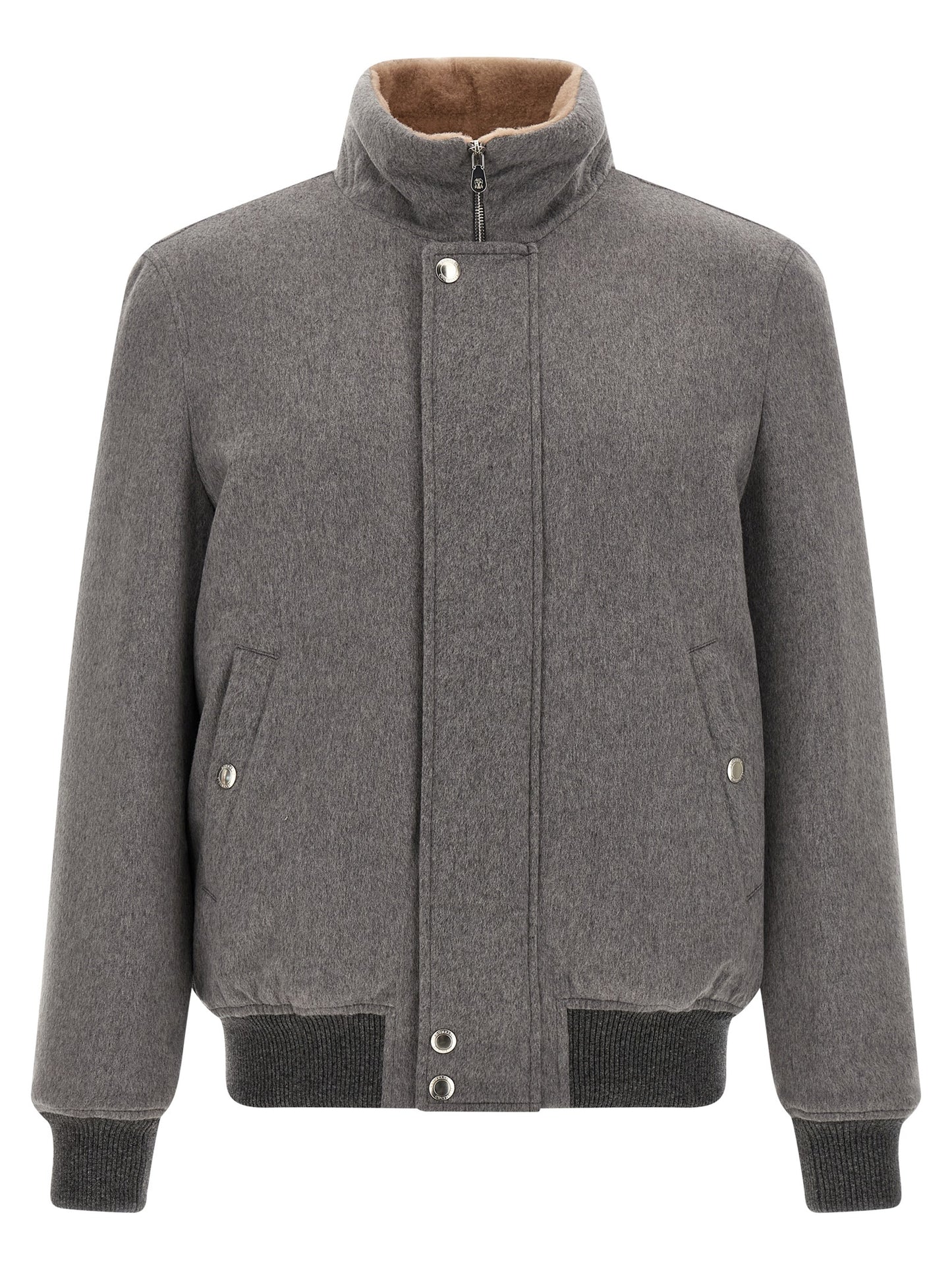 Brunello Cucinelli Men Cashmere And Vicuna Jacket BRUNELLO CUCINELLI
