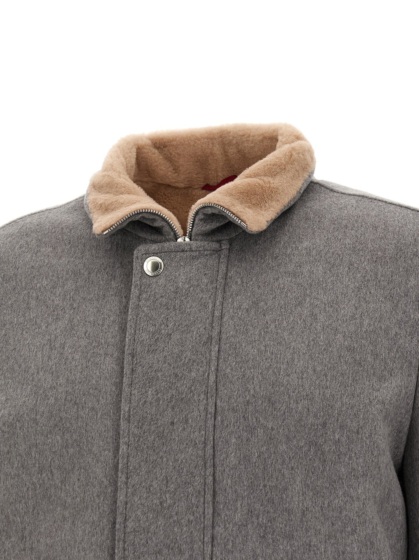Brunello Cucinelli Men Cashmere And Vicuna Jacket BRUNELLO CUCINELLI
