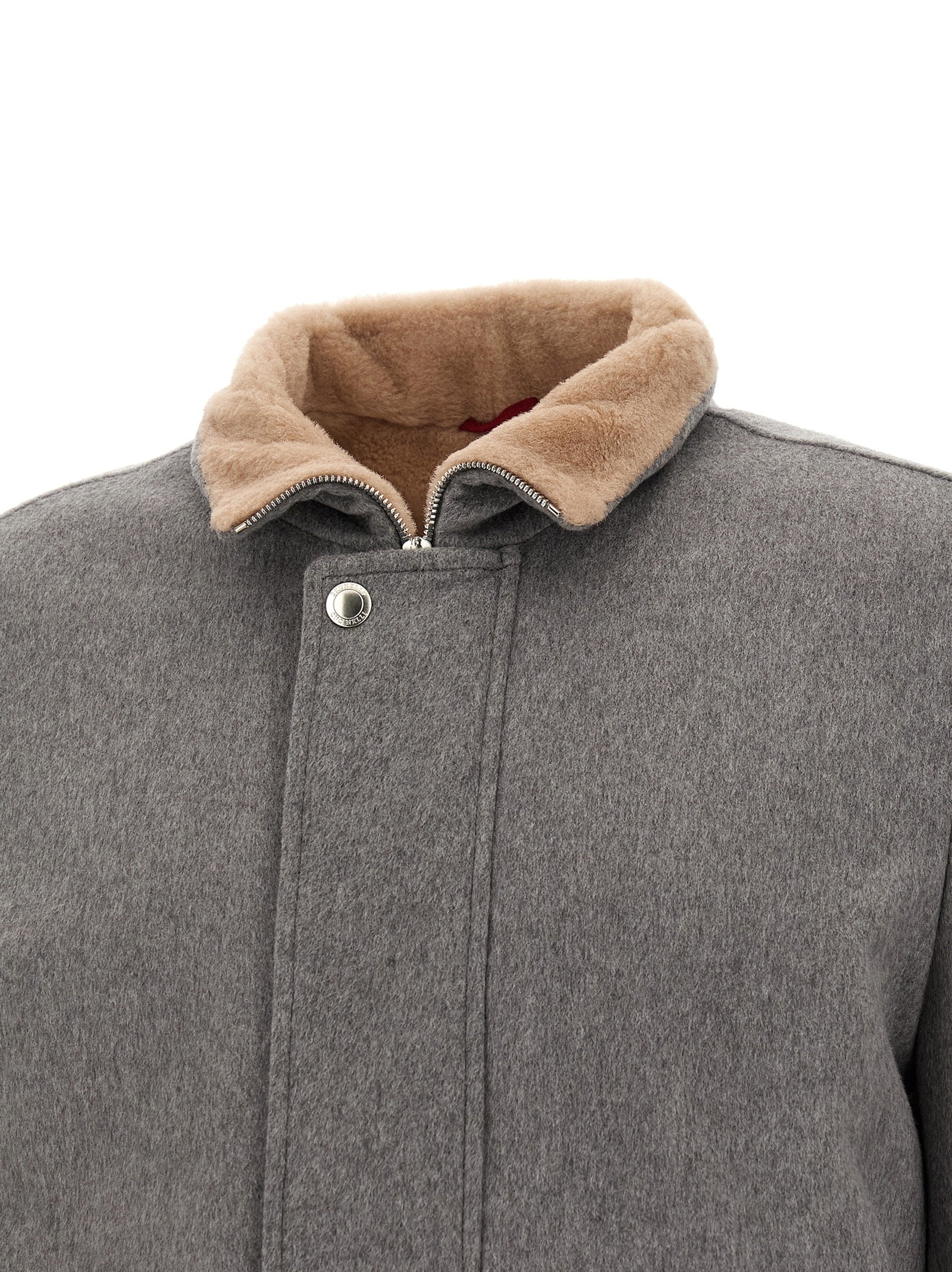 Brunello Cucinelli Men Cashmere And Vicuna Jacket BRUNELLO CUCINELLI
