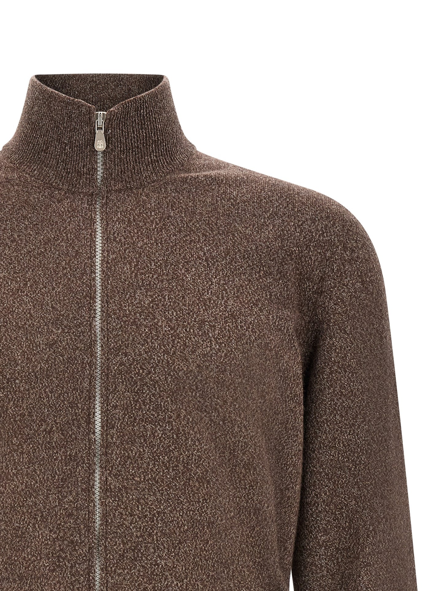 Brunello Cucinelli Men High Neck Cardigan With Zip BRUNELLO CUCINELLI