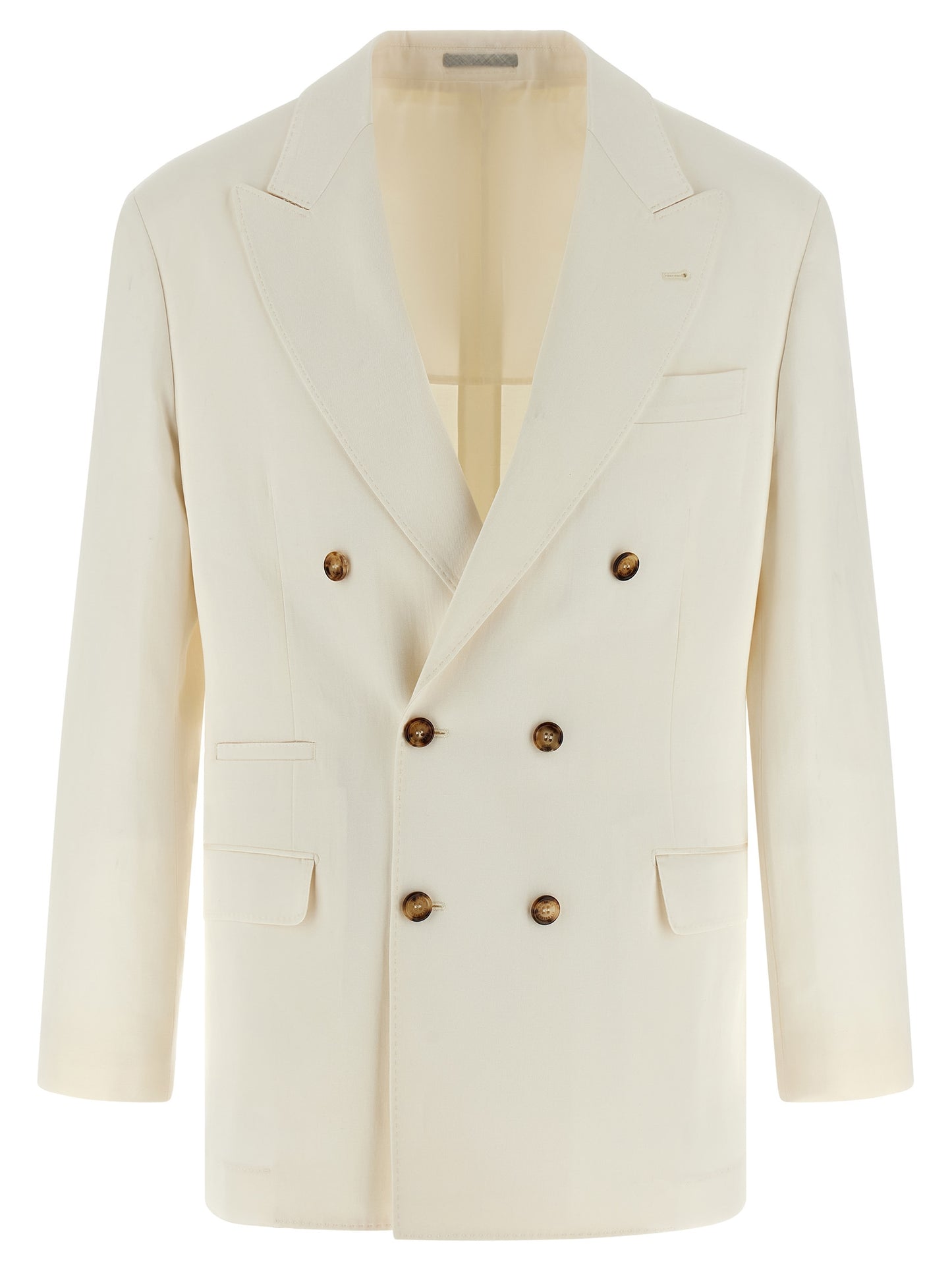 Brunello Cucinelli Men Linen Silk Blazer BRUNELLO CUCINELLI