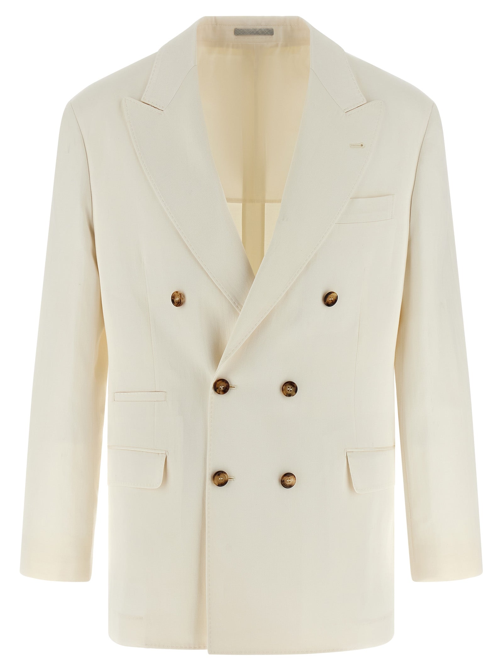 Brunello Cucinelli Men Linen Silk Blazer BRUNELLO CUCINELLI
