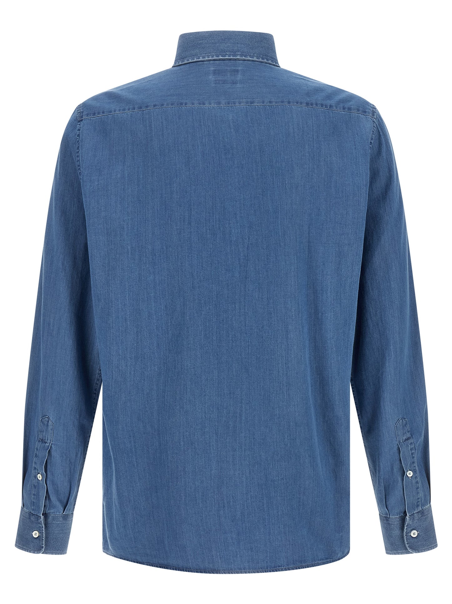 Brunello Cucinelli Men Denim Shirt BRUNELLO CUCINELLI