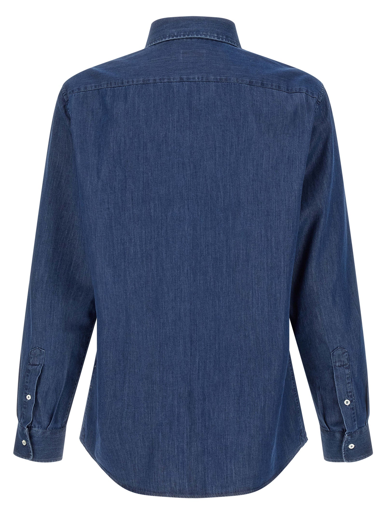 Brunello Cucinelli Men Denim Shirt BRUNELLO CUCINELLI