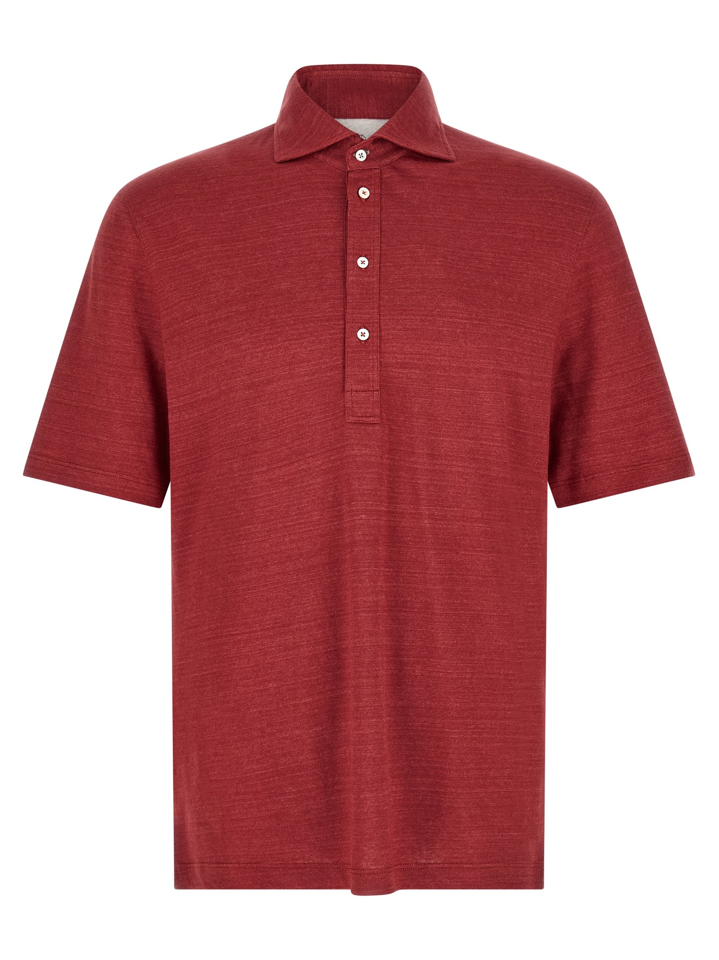 Brunello Cucinelli Men Polo Jersey Mélange BRUNELLO CUCINELLI
