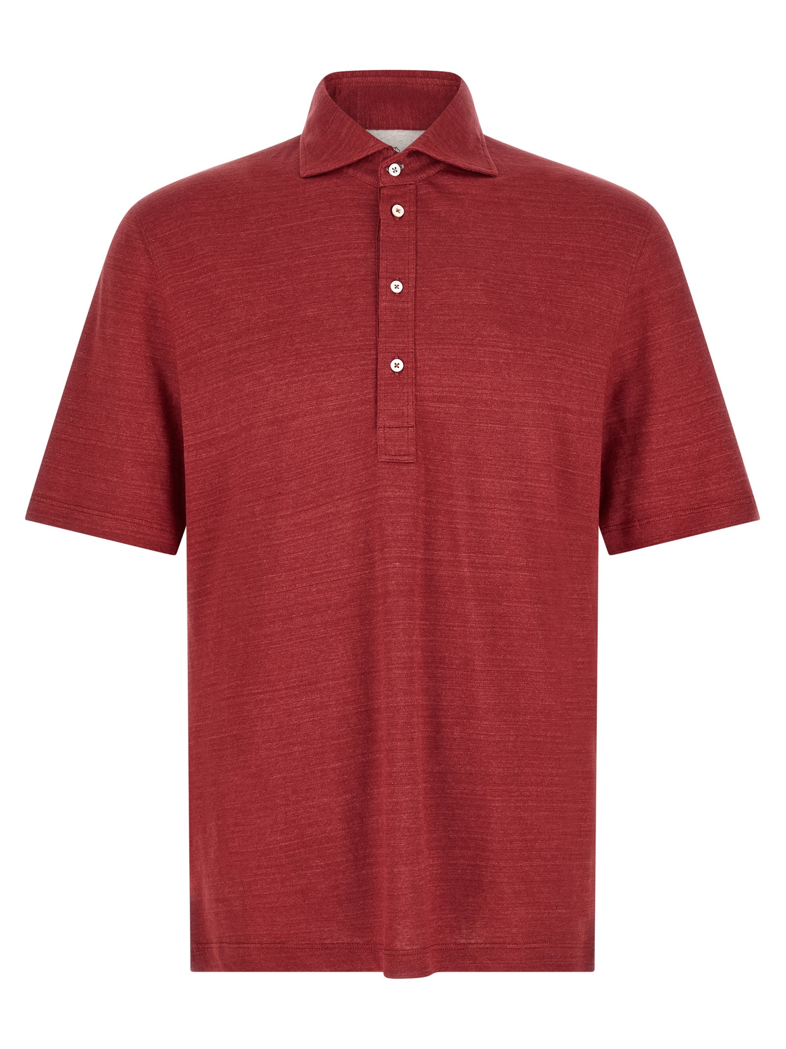 Brunello Cucinelli Men Polo Jersey Mélange BRUNELLO CUCINELLI