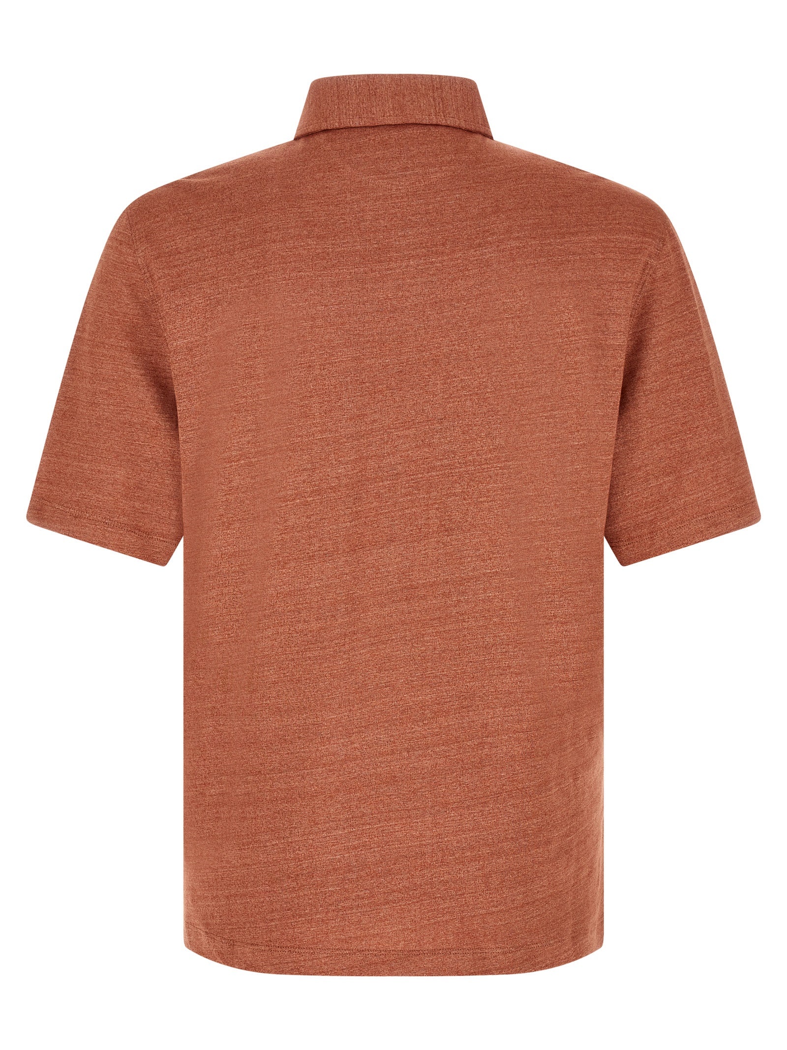Brunello Cucinelli Men Polo Jersey Mélange BRUNELLO CUCINELLI