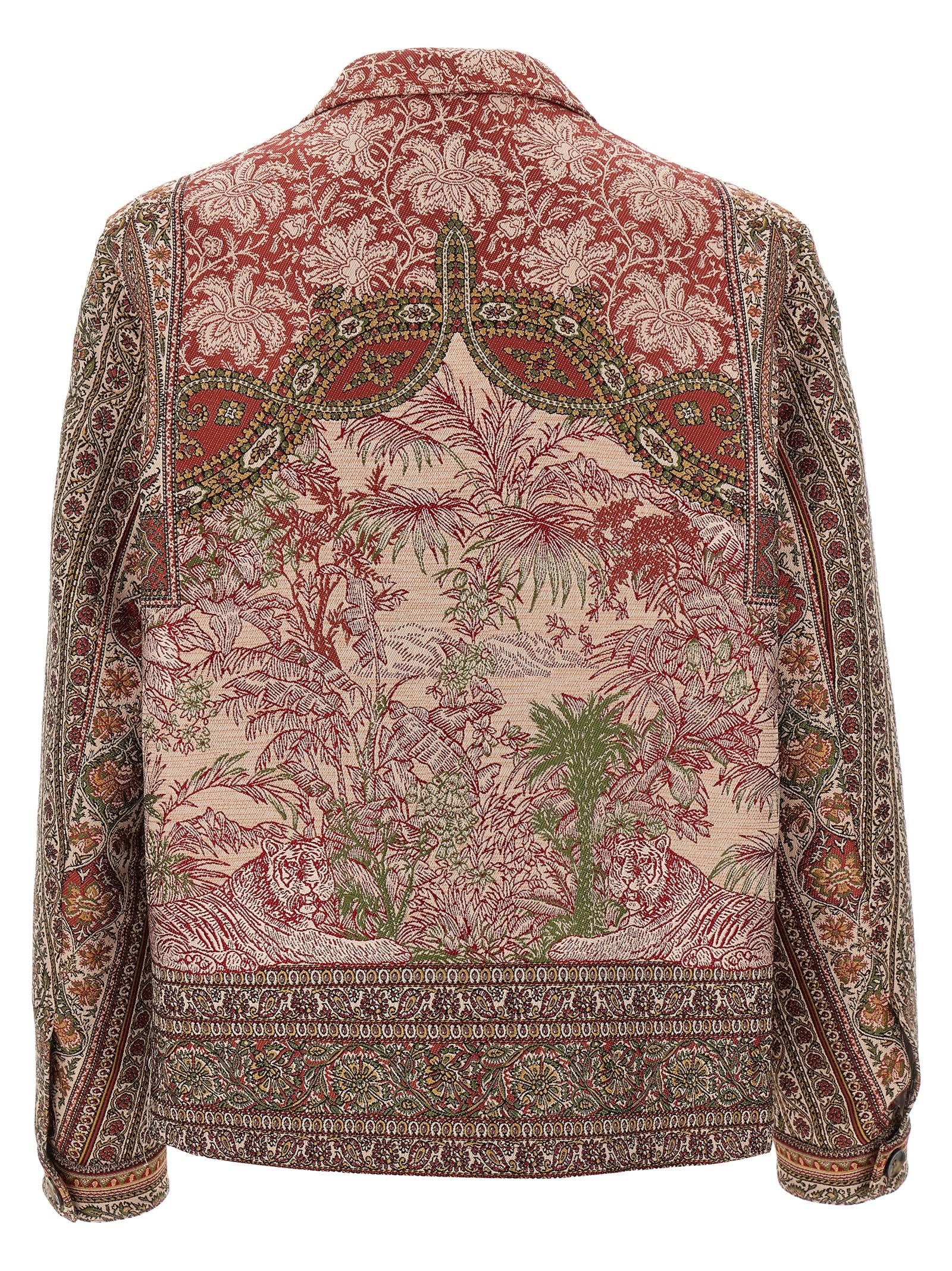 Etro Men Balmacaan Neck Overshirt ETRO
