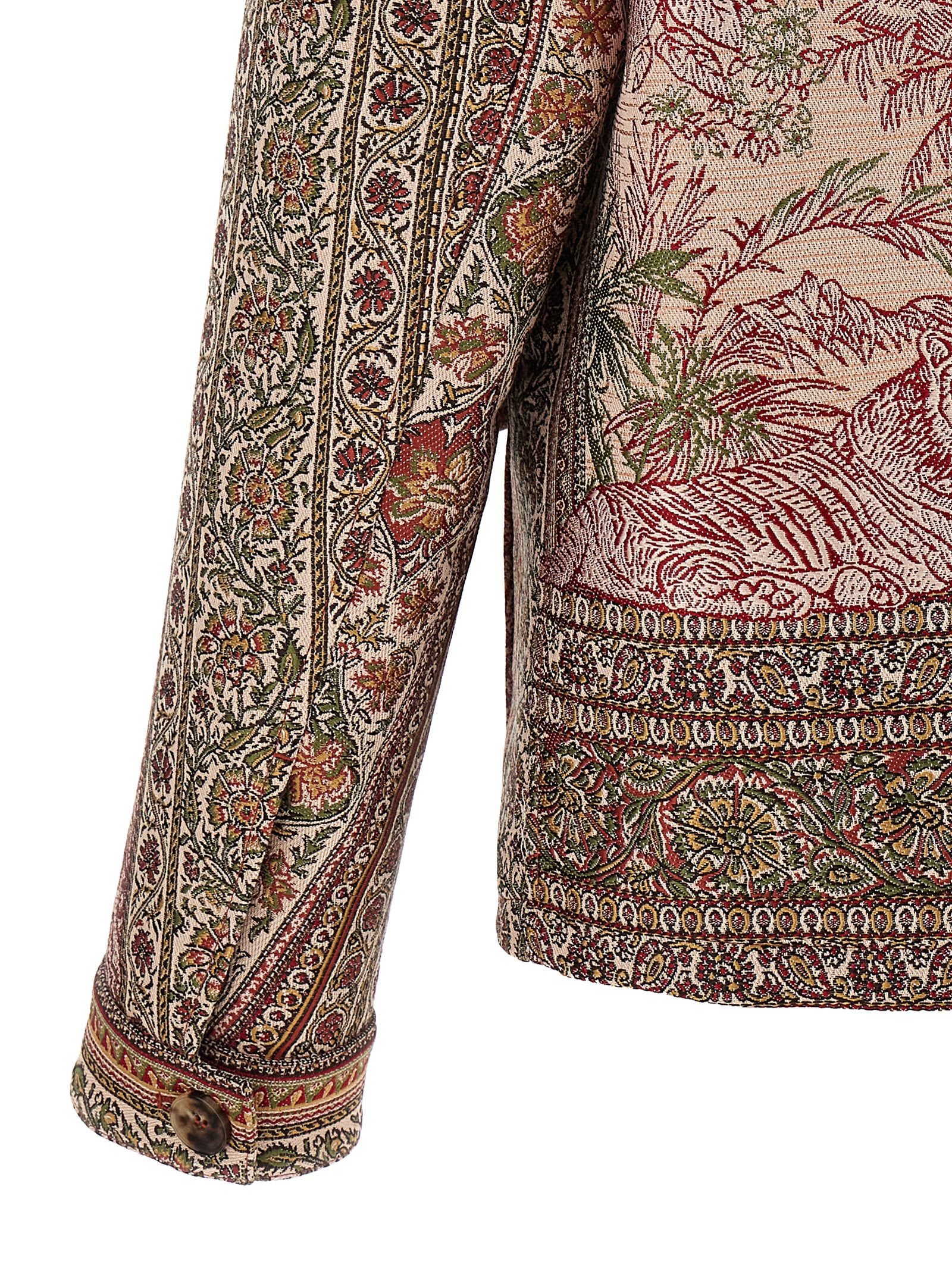 Etro Men Balmacaan Neck Overshirt ETRO