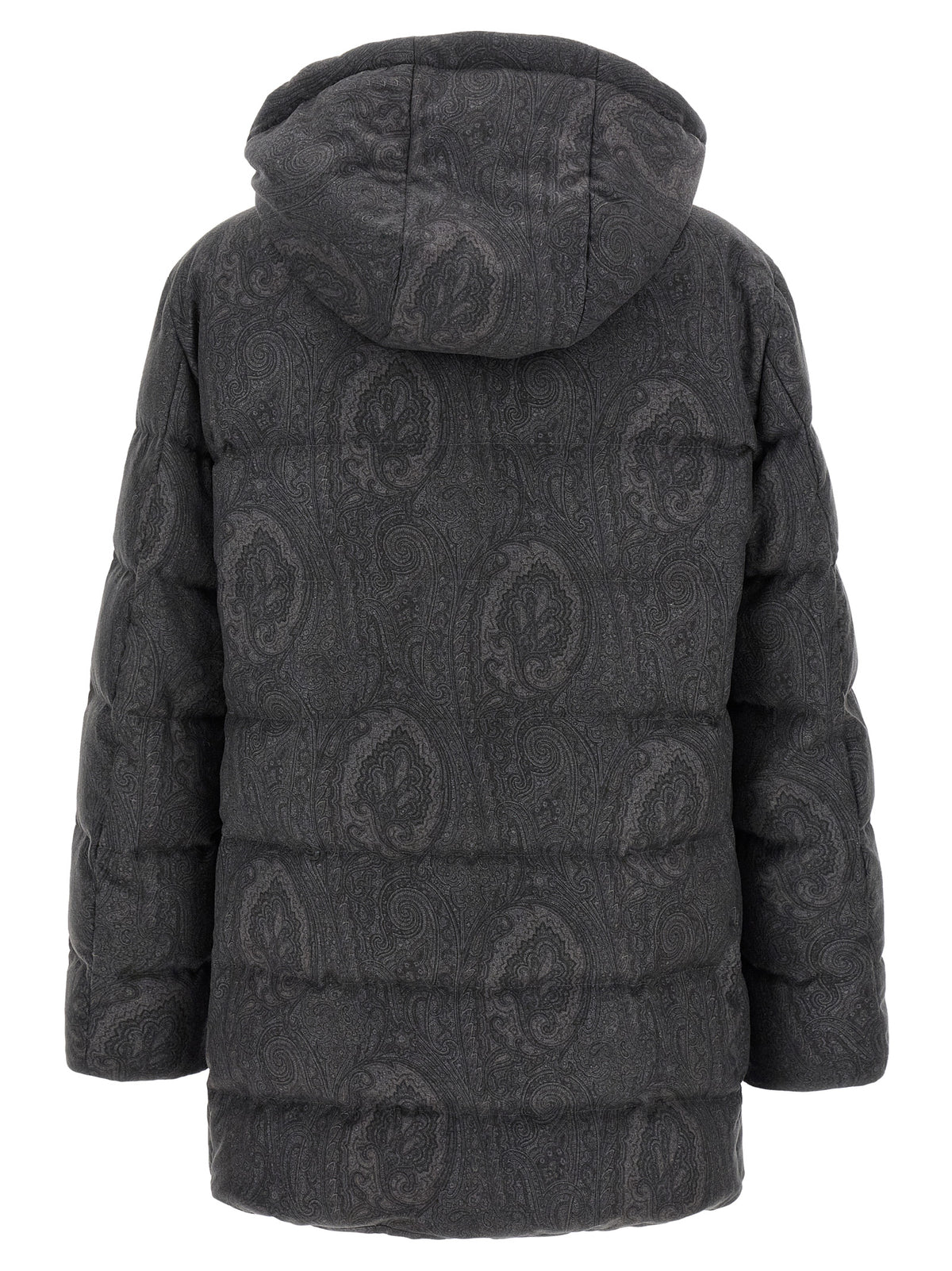 Etro Men Grey 'Arnica' Down Jacket ETRO