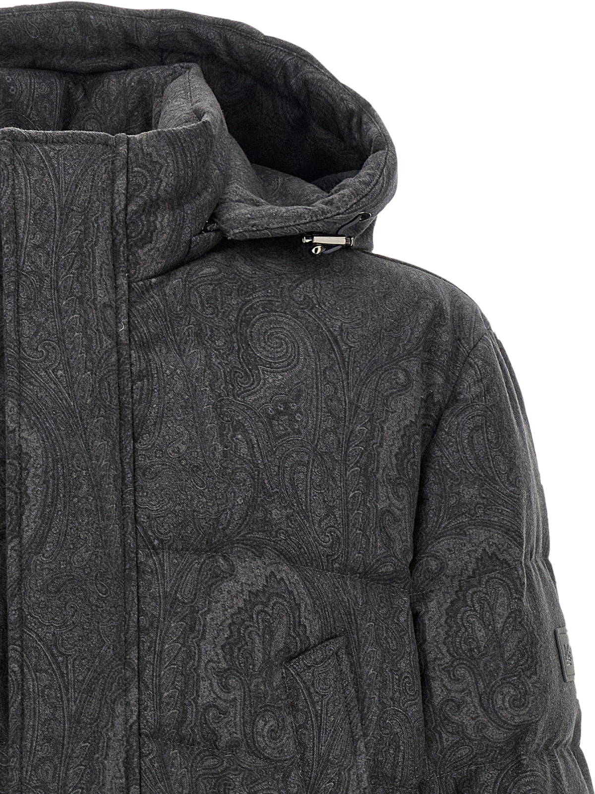 Etro Men Grey 'Arnica' Down Jacket ETRO