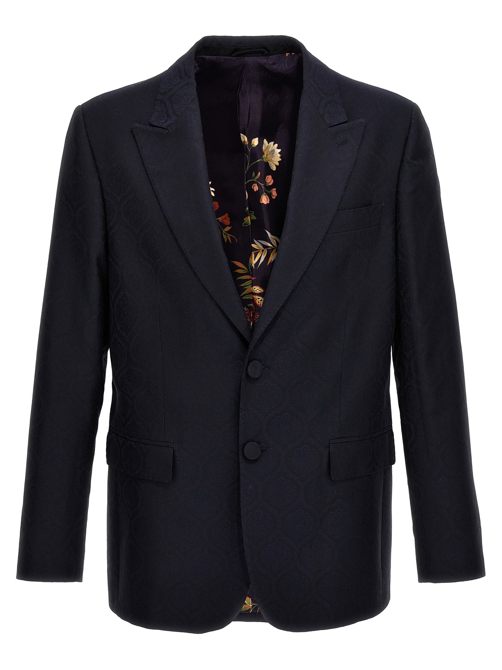 Etro Men Single-Breasted Jacquard Blazer ETRO