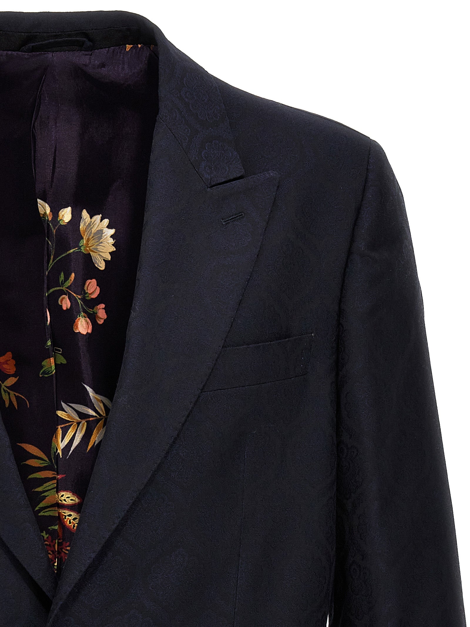 Etro Men Single-Breasted Jacquard Blazer ETRO
