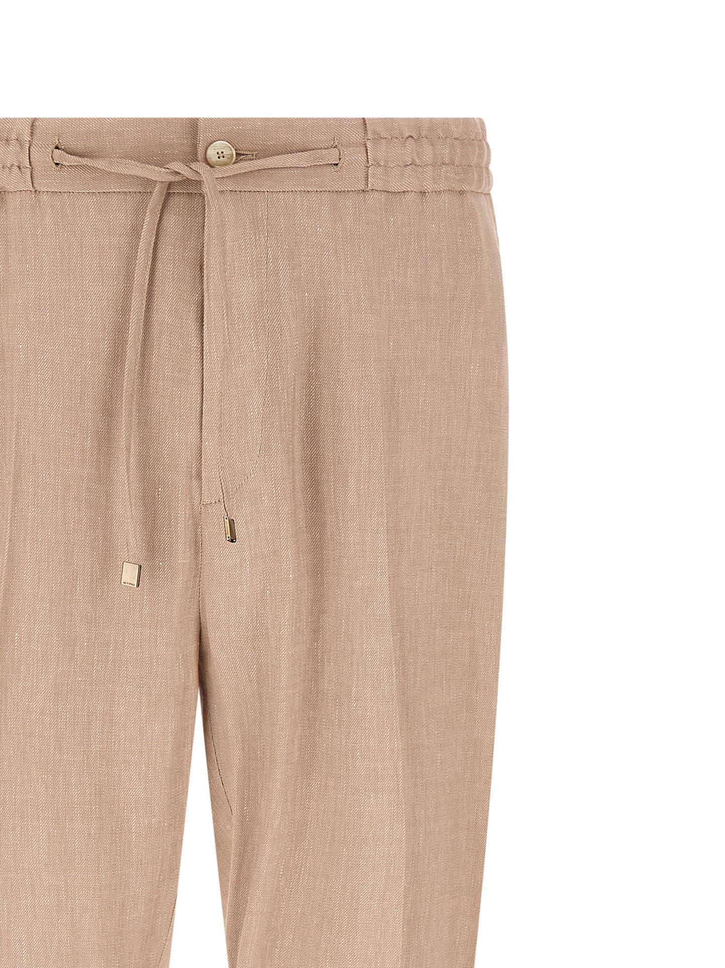 Etro Men Flamed Linen Joggers ETRO