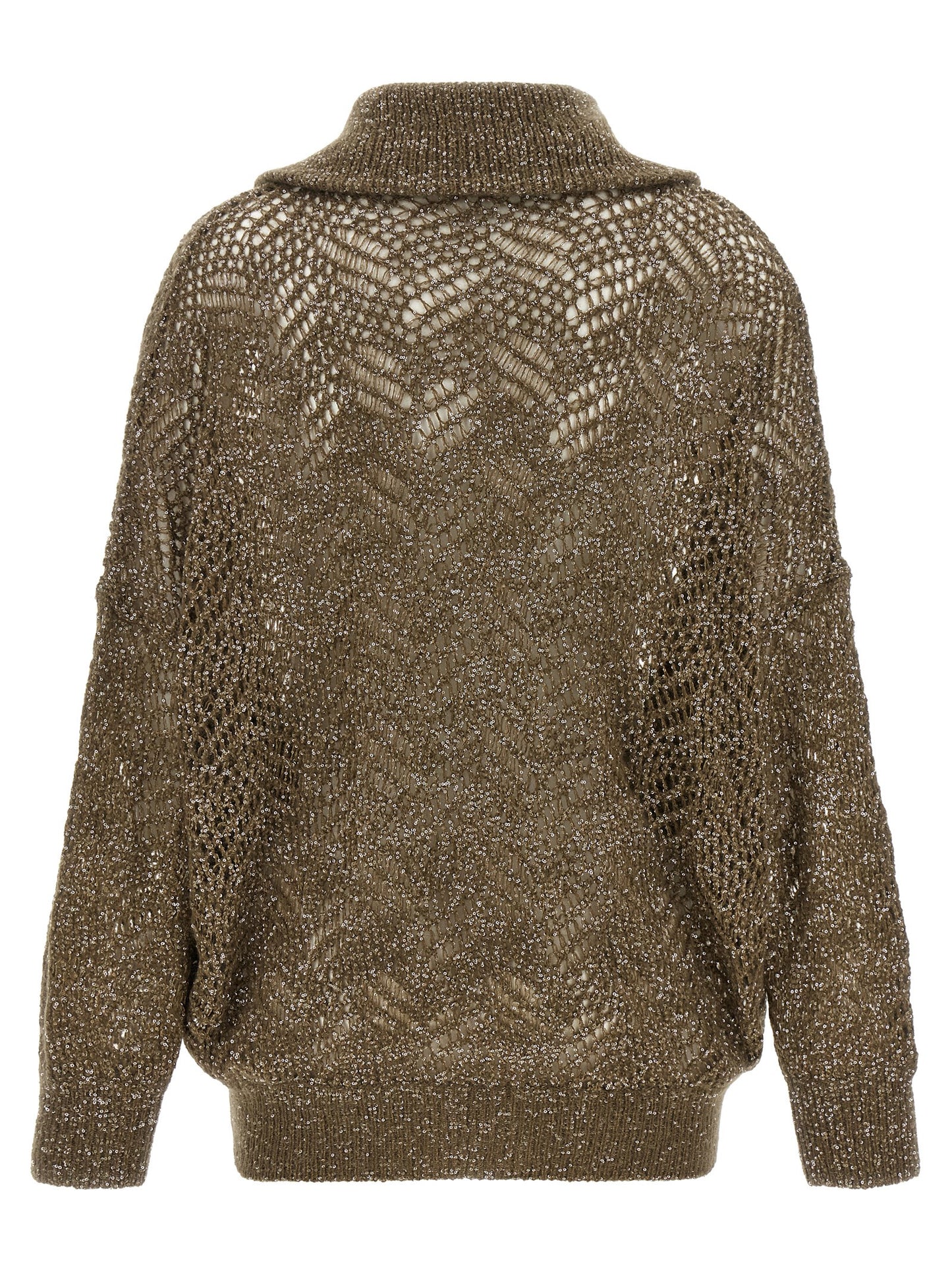Brunello Cucinelli Women 'Dazzling Abstract Leaf' Cardigan BRUNELLO CUCINELLI
