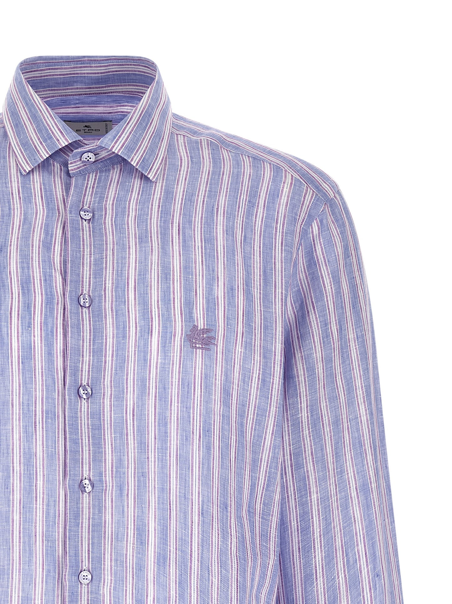Etro Men Striped Linen Shirt ETRO