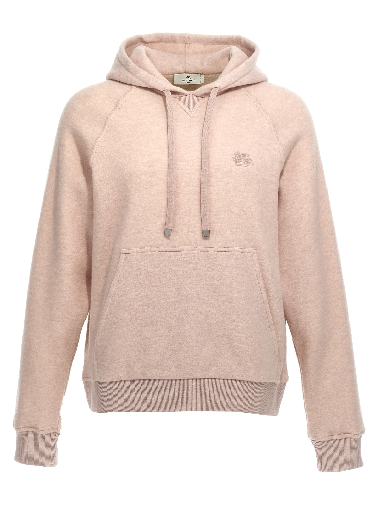 Etro Men Logo Embroidery Wool Hoodie ETRO
