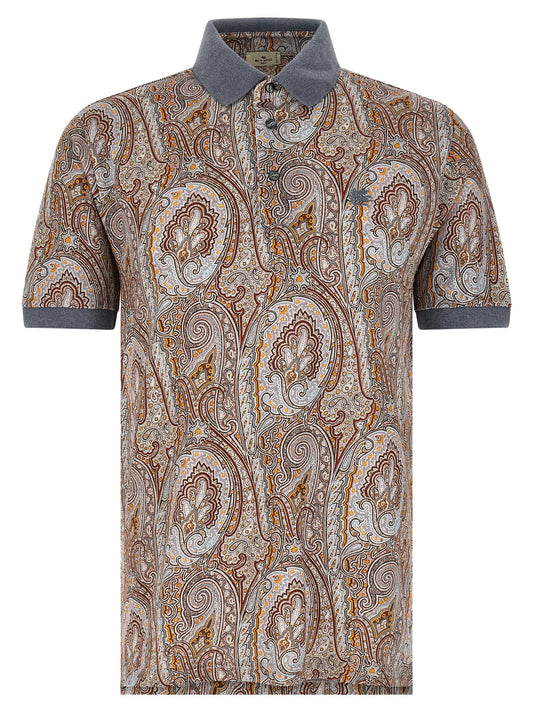 Etro Men 'Arnica Paisley' Polo Shirt ETRO