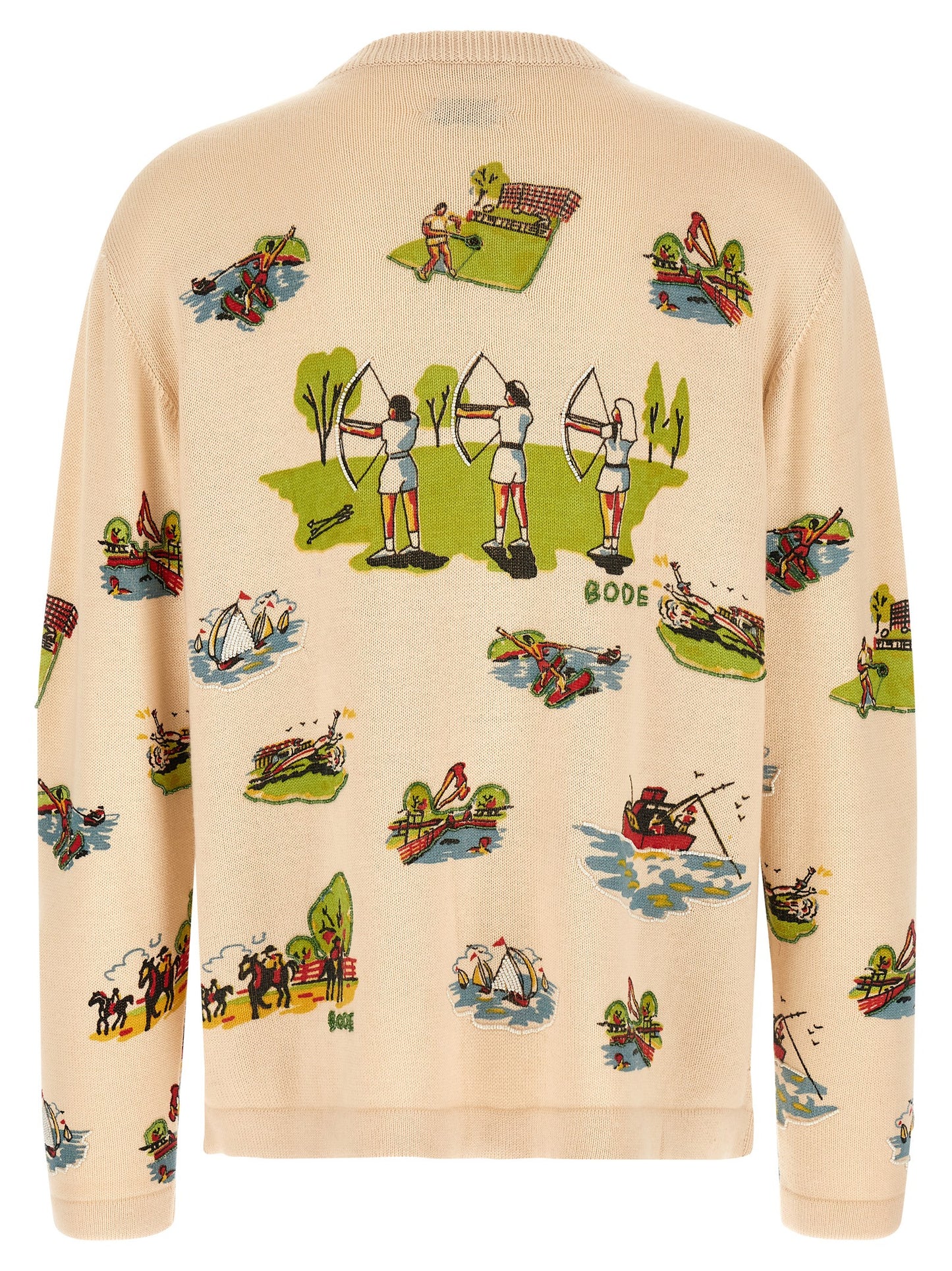 Bode Men 'Beaded Camp' Cardigan BODE