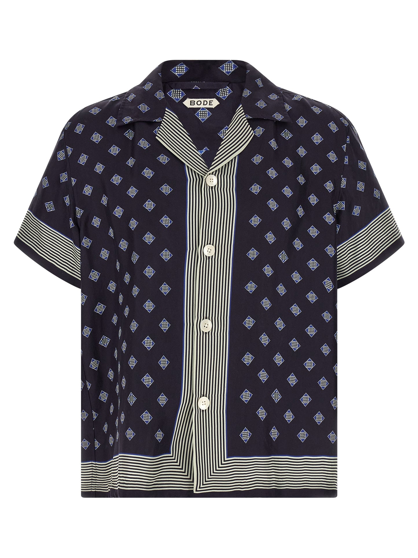 Bode Men 'Foyer Diamond' Shirt BODE