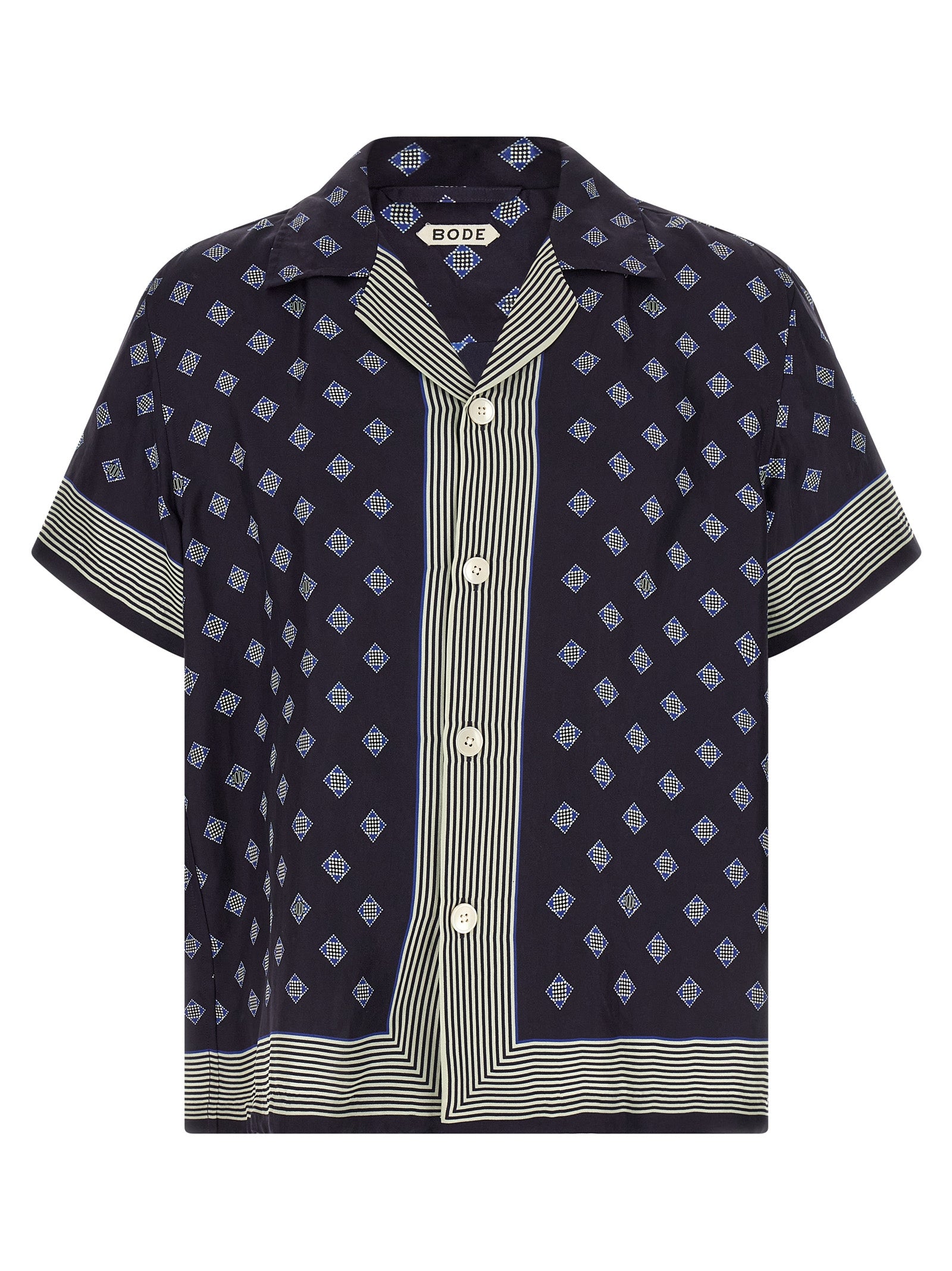 Bode Men 'Foyer Diamond' Shirt BODE