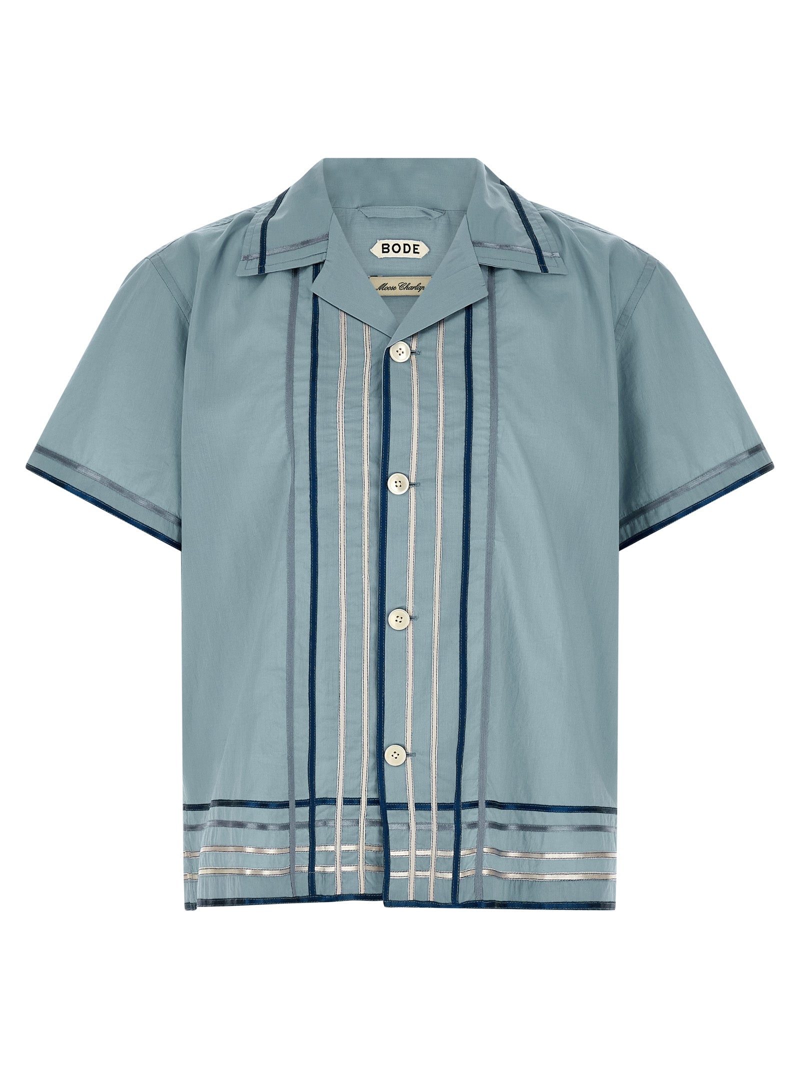 Bode Men 'Ribbon Plaid' Shirt BODE