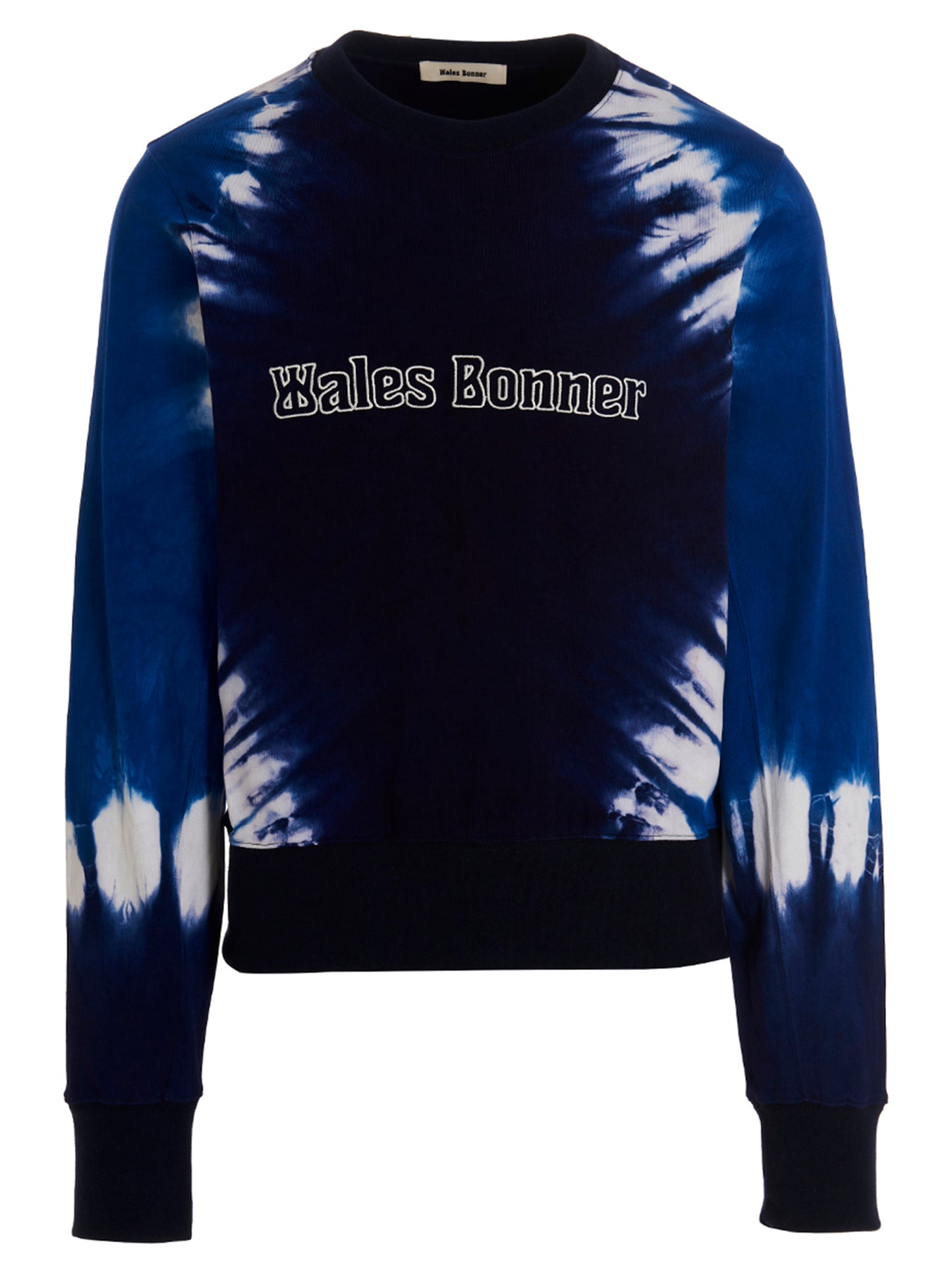 Wales Bonner Men Logo Embroidery Tie Dye Sweatshirt WALES BONNER