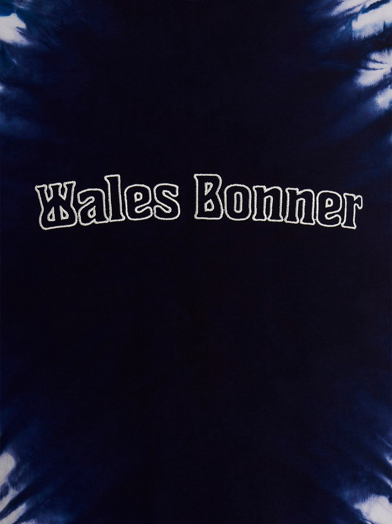 Wales Bonner Men Logo Embroidery Tie Dye Sweatshirt WALES BONNER