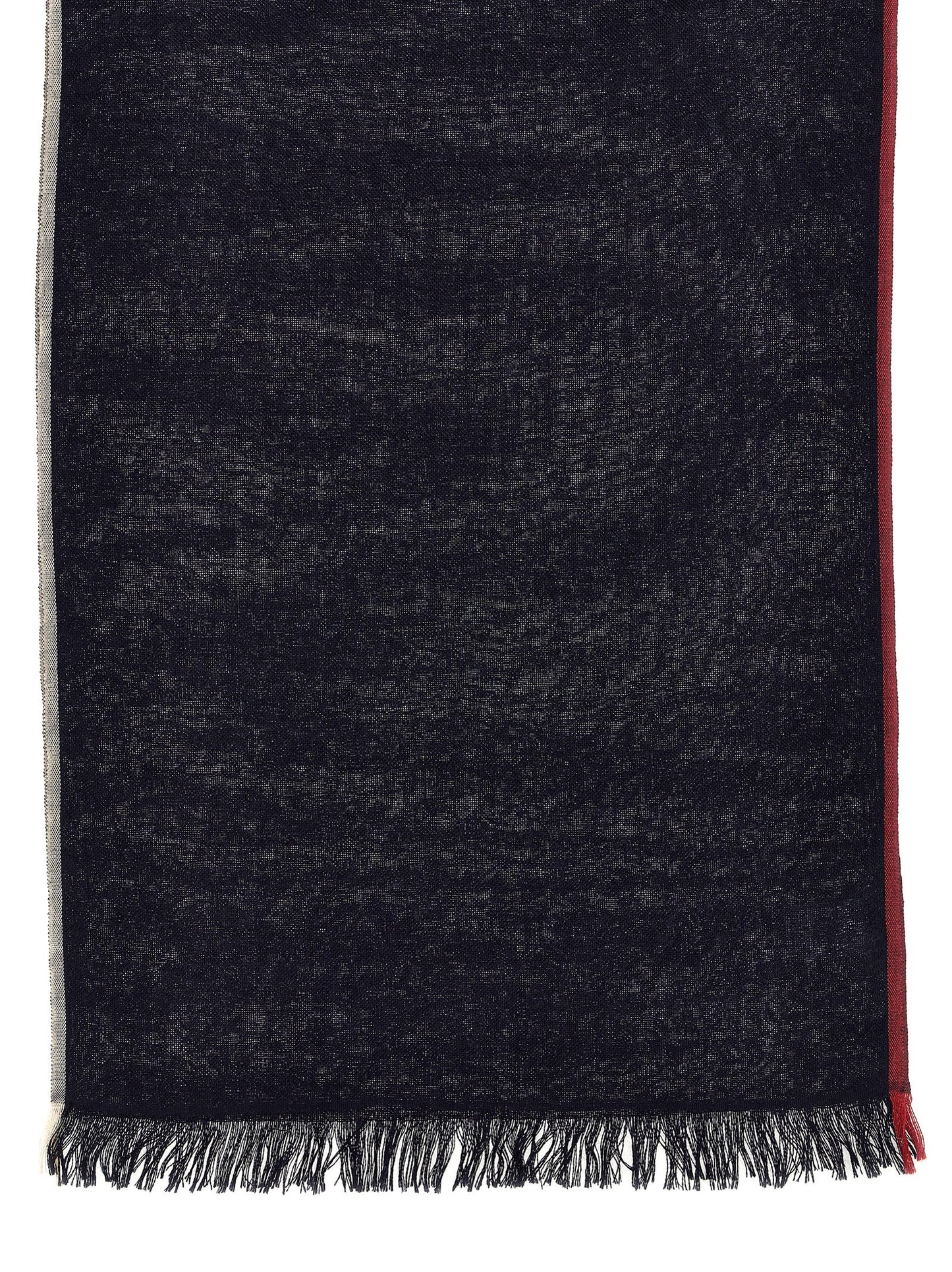 Brunello Cucinelli Men Contrast Border Scarf BRUNELLO CUCINELLI