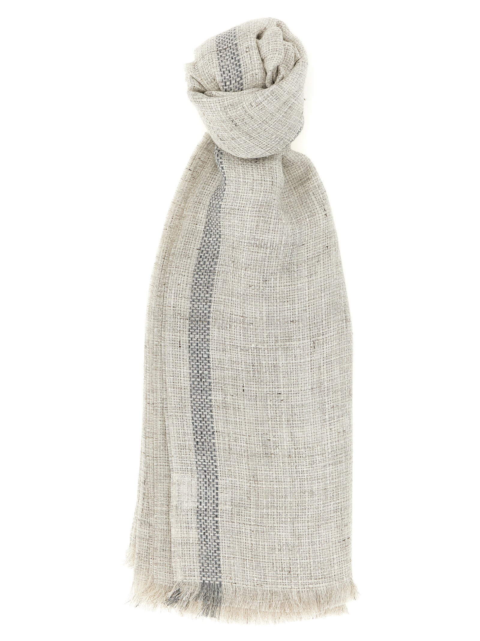 Brunello Cucinelli Men Linen Scarf BRUNELLO CUCINELLI