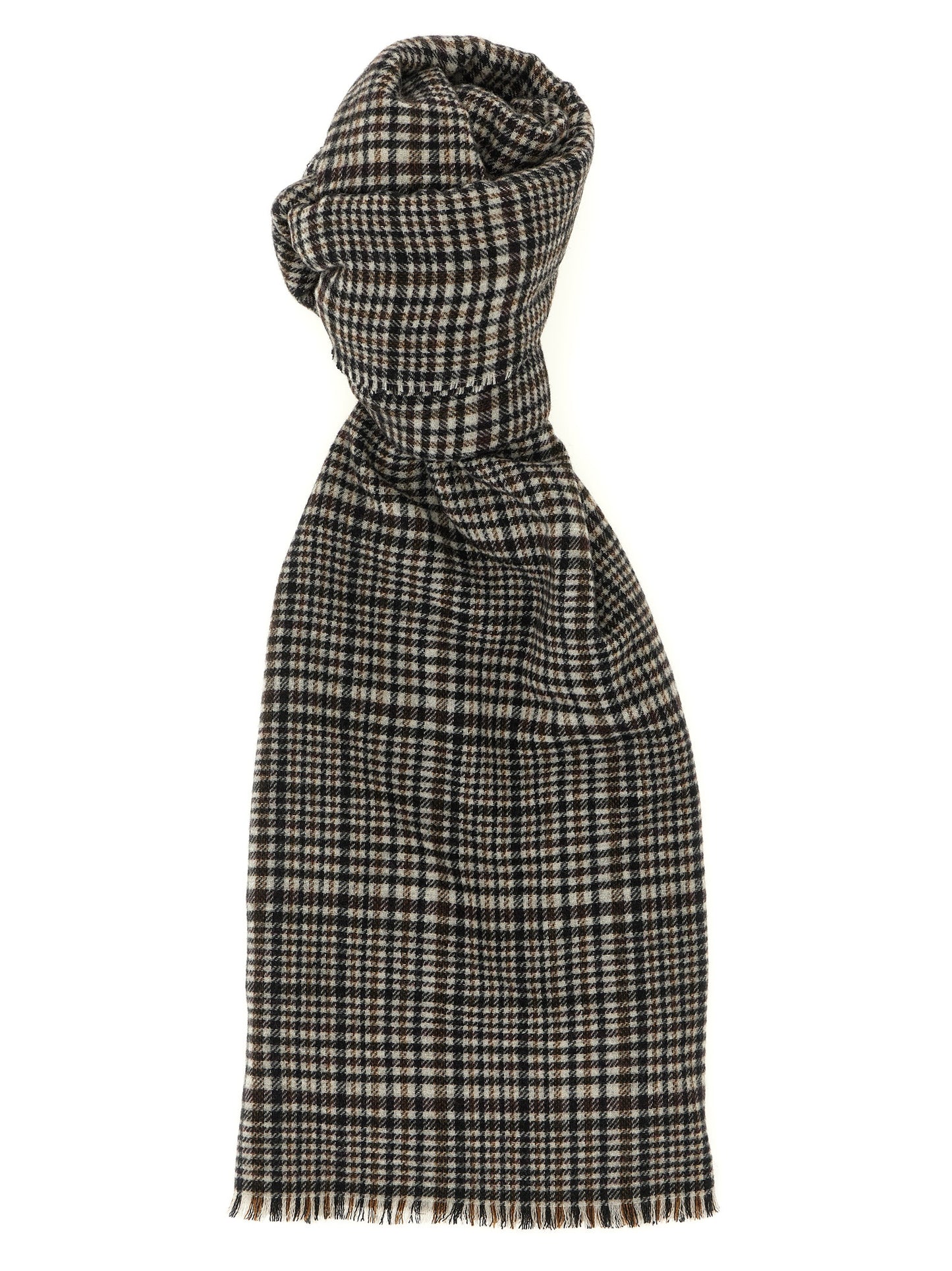 Brunello Cucinelli Women Prince Of Wales Cashmere Scarf BRUNELLO CUCINELLI