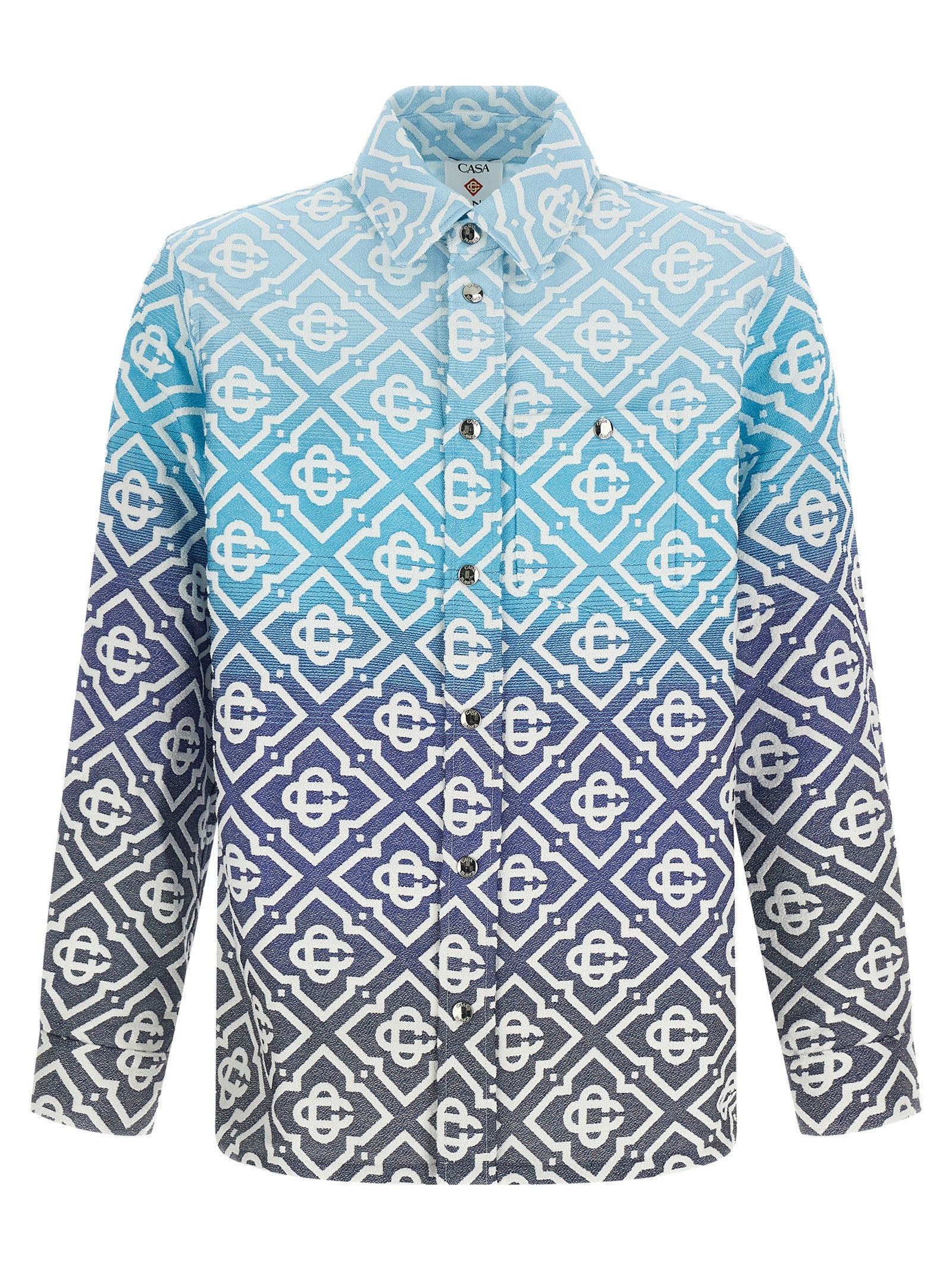 Casablanca Men Shacket 'Monogram Gradient Jacquard' CASABLANCA
