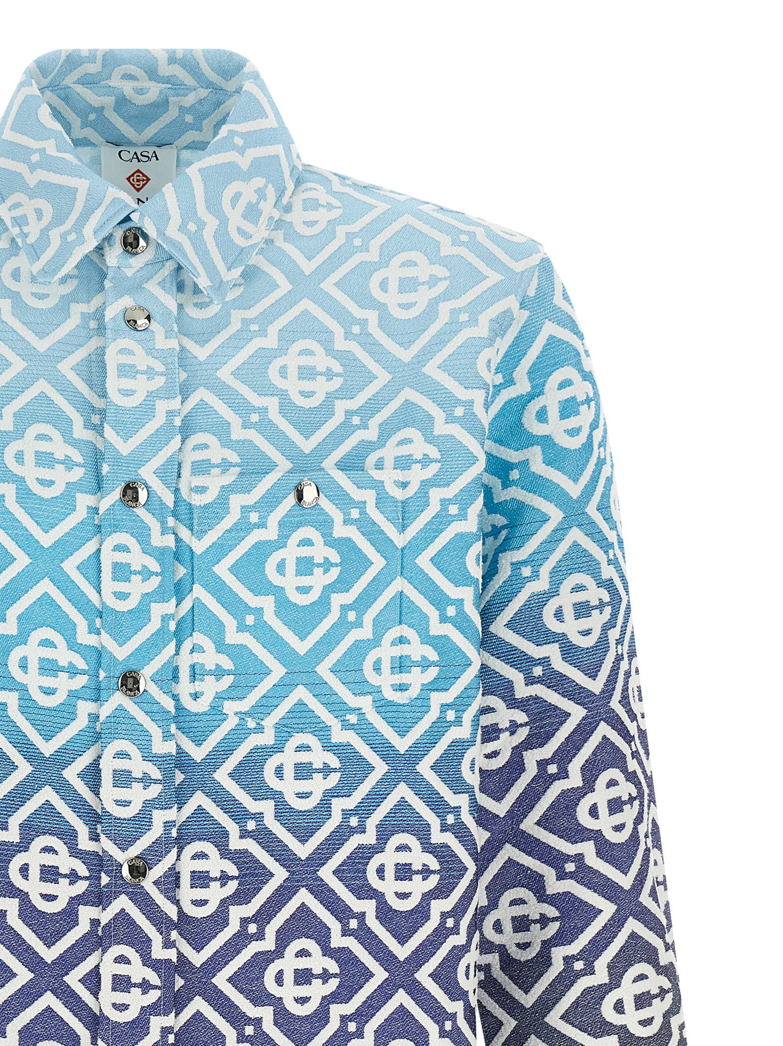 Casablanca Men Shacket 'Monogram Gradient Jacquard' CASABLANCA