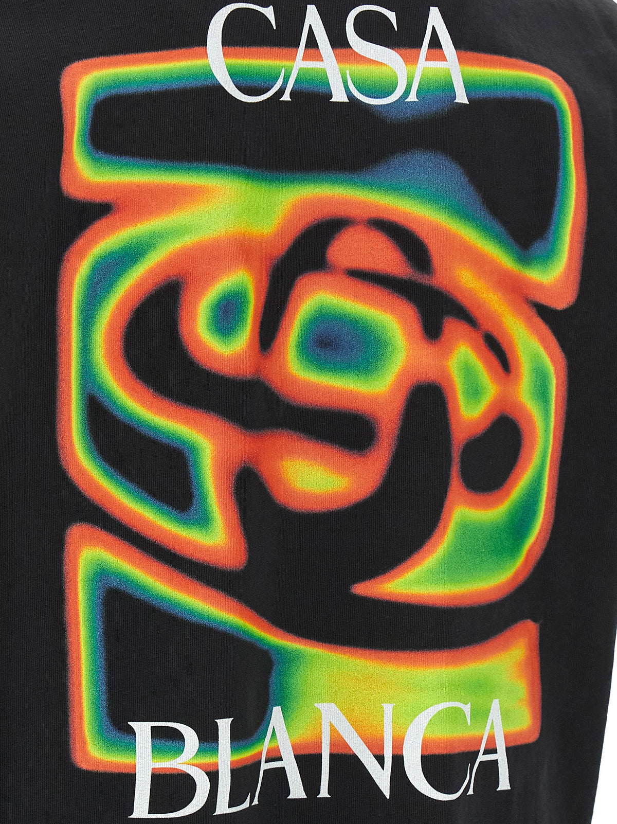 Casablanca Men 'Heat Map Logo' T-Shirt CASABLANCA