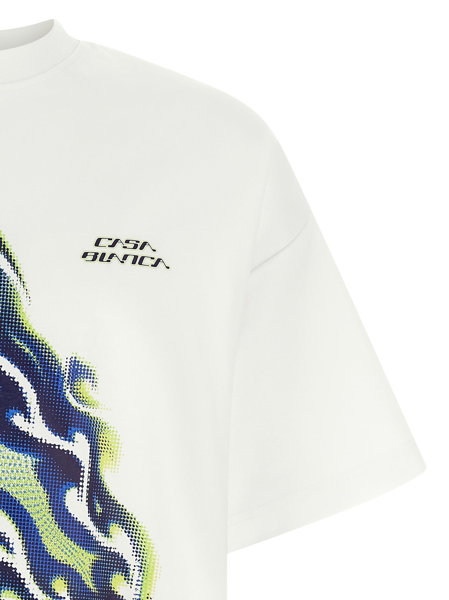 Casablanca Men 'Flaming Tennis Ball' T-Shirt CASABLANCA