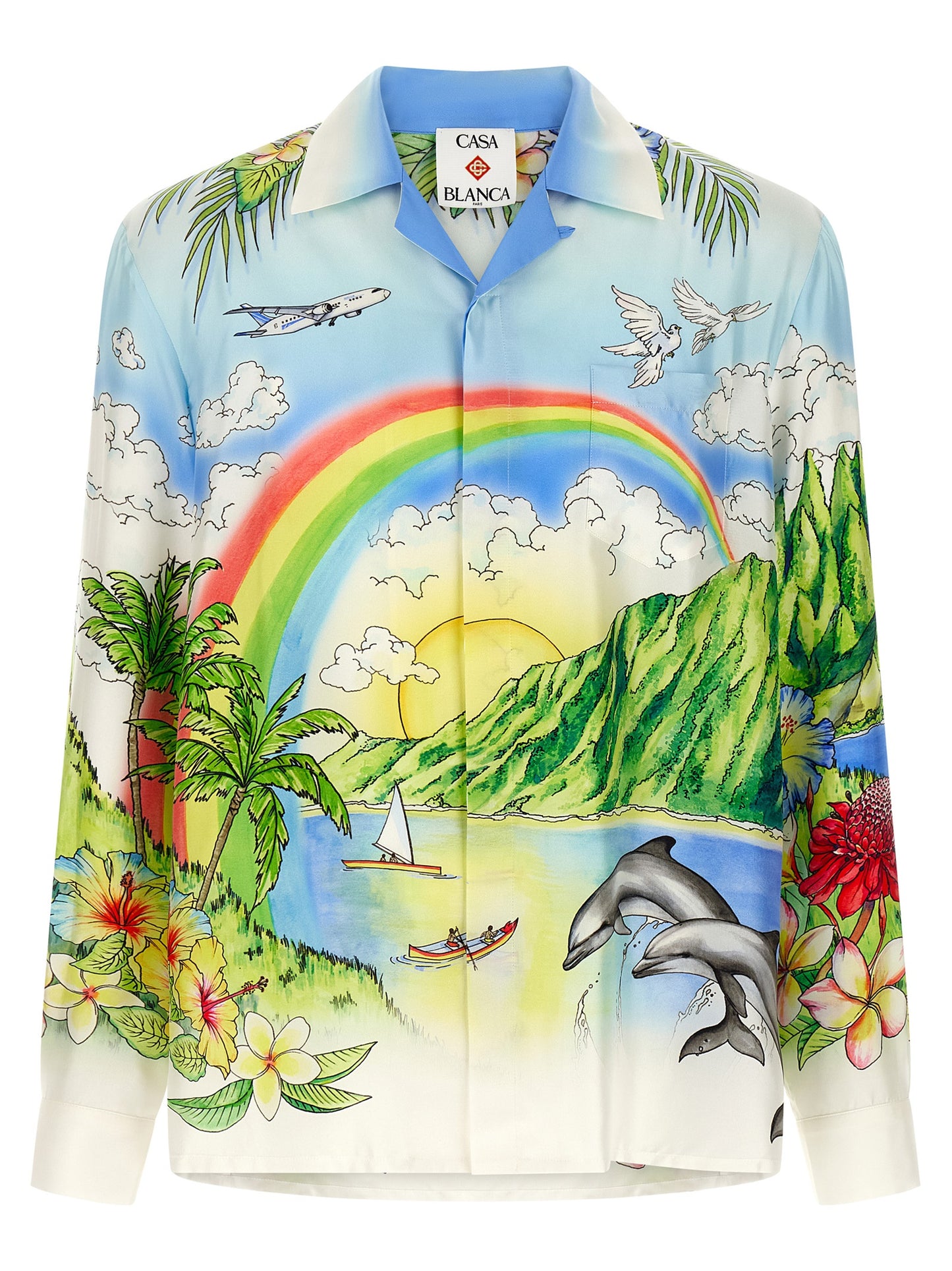 Casablanca Men 'Aloha' Shirt CASABLANCA